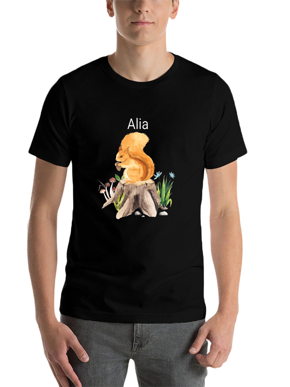 Squirrel Alia T-Shirt Nature Lover Tee