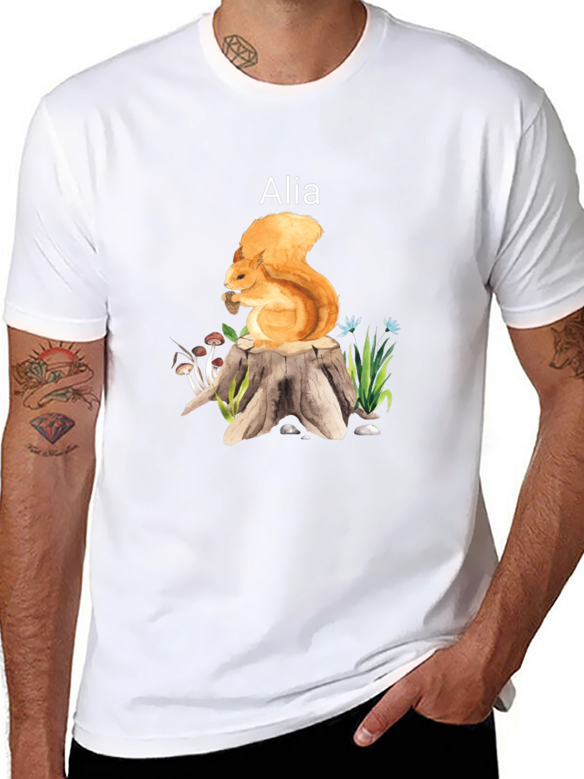 Squirrel Alia T-Shirt Nature Lover Tee