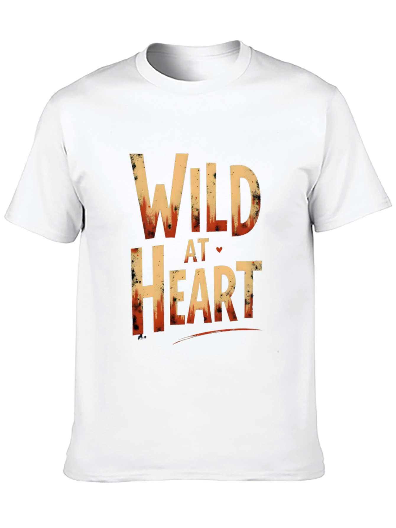 Wild At Heart Graphic Tee - Trendy Black T-Shirt