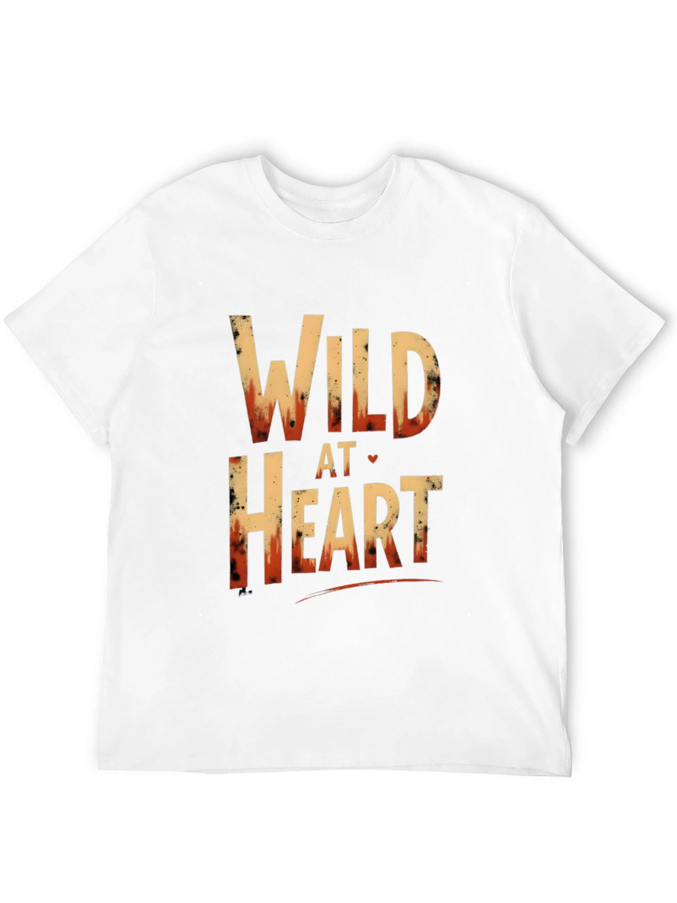 Wild At Heart Graphic Tee - Trendy Black T-Shirt