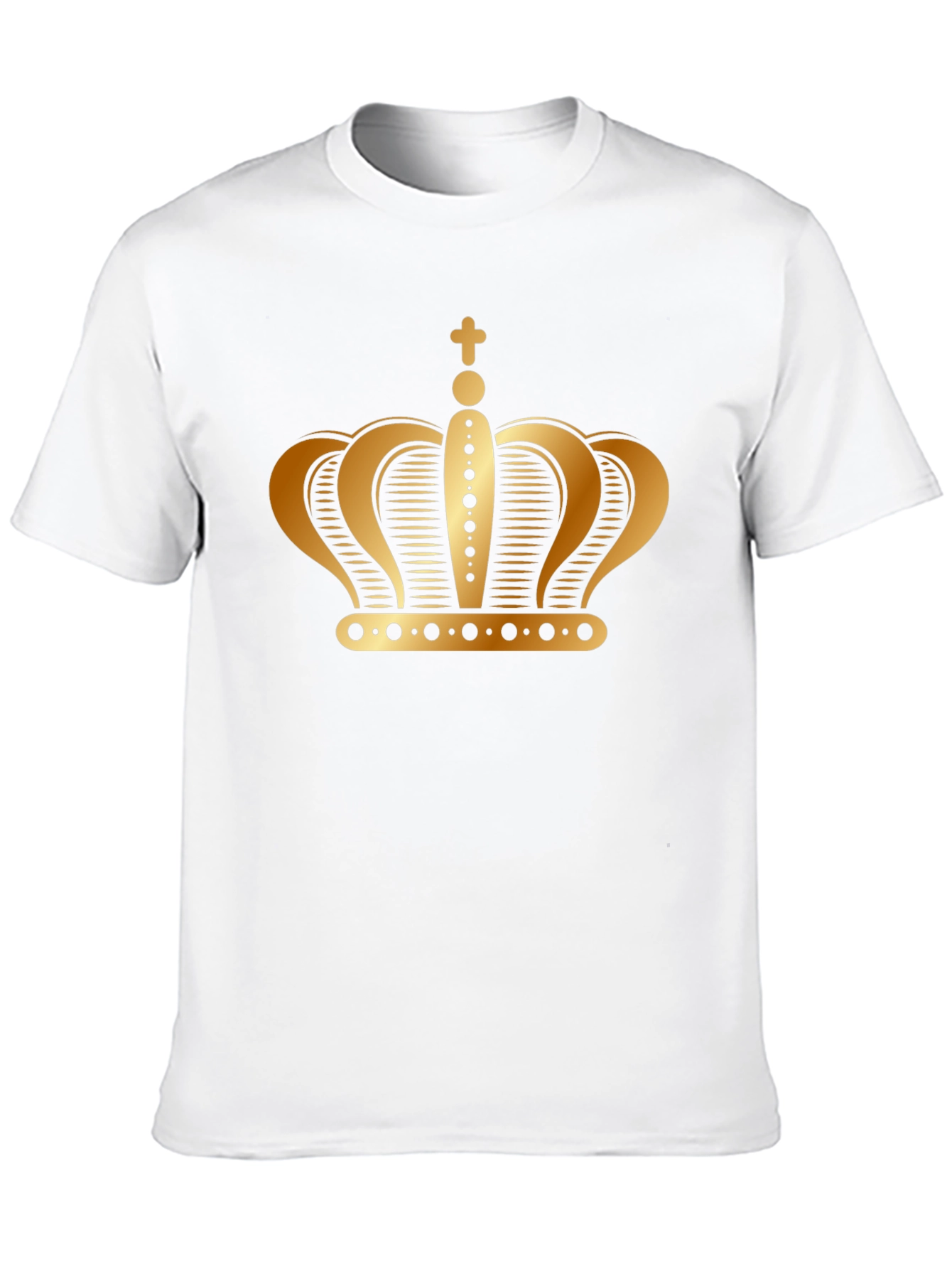 Gold Crown Graphic Black T-Shirt