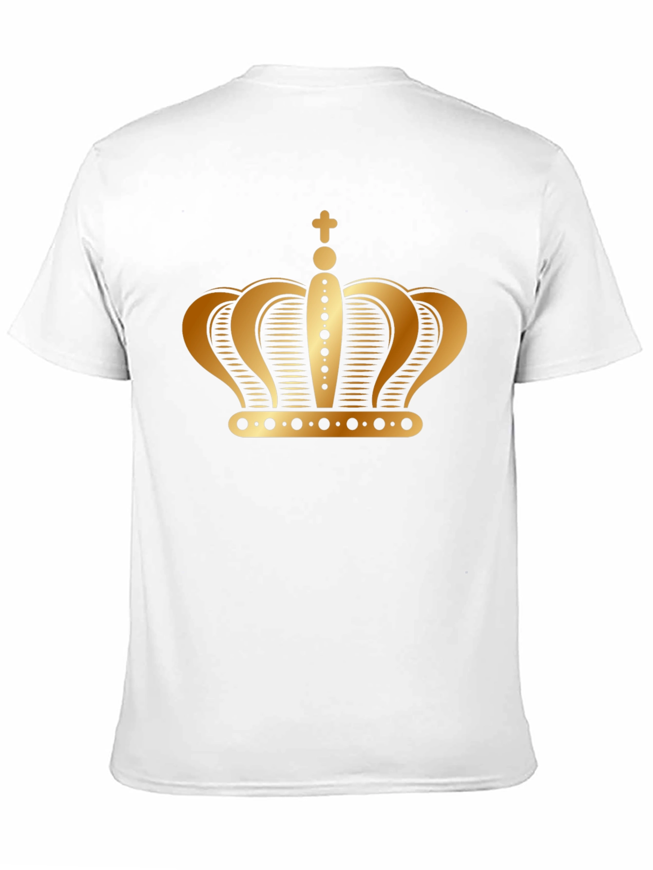 Gold Crown Graphic Black T-Shirt