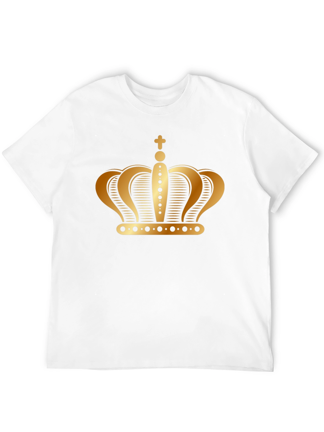 Gold Crown Graphic Black T-Shirt