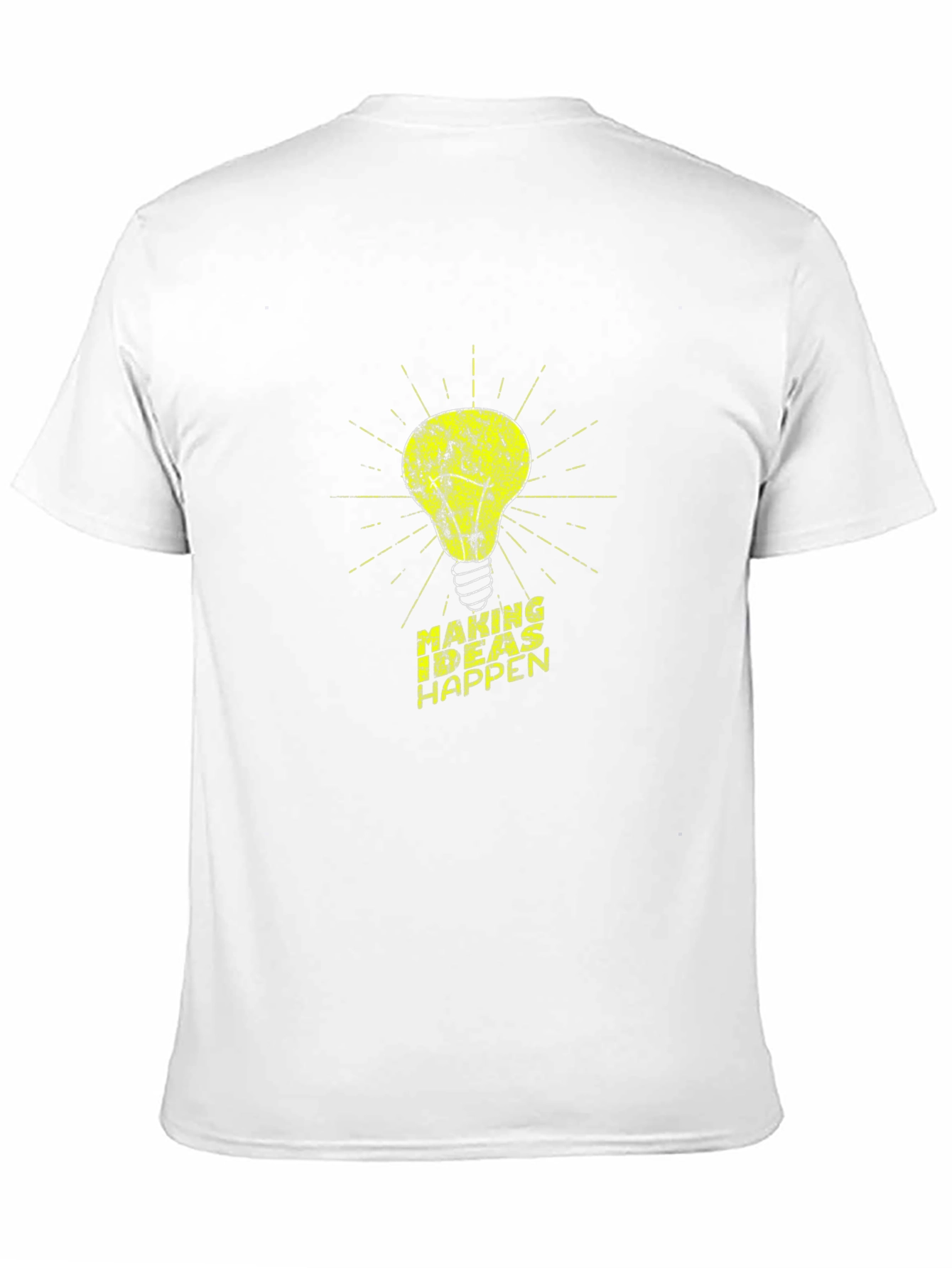Making Ideas Happen T-Shirt - Black Crew Neck