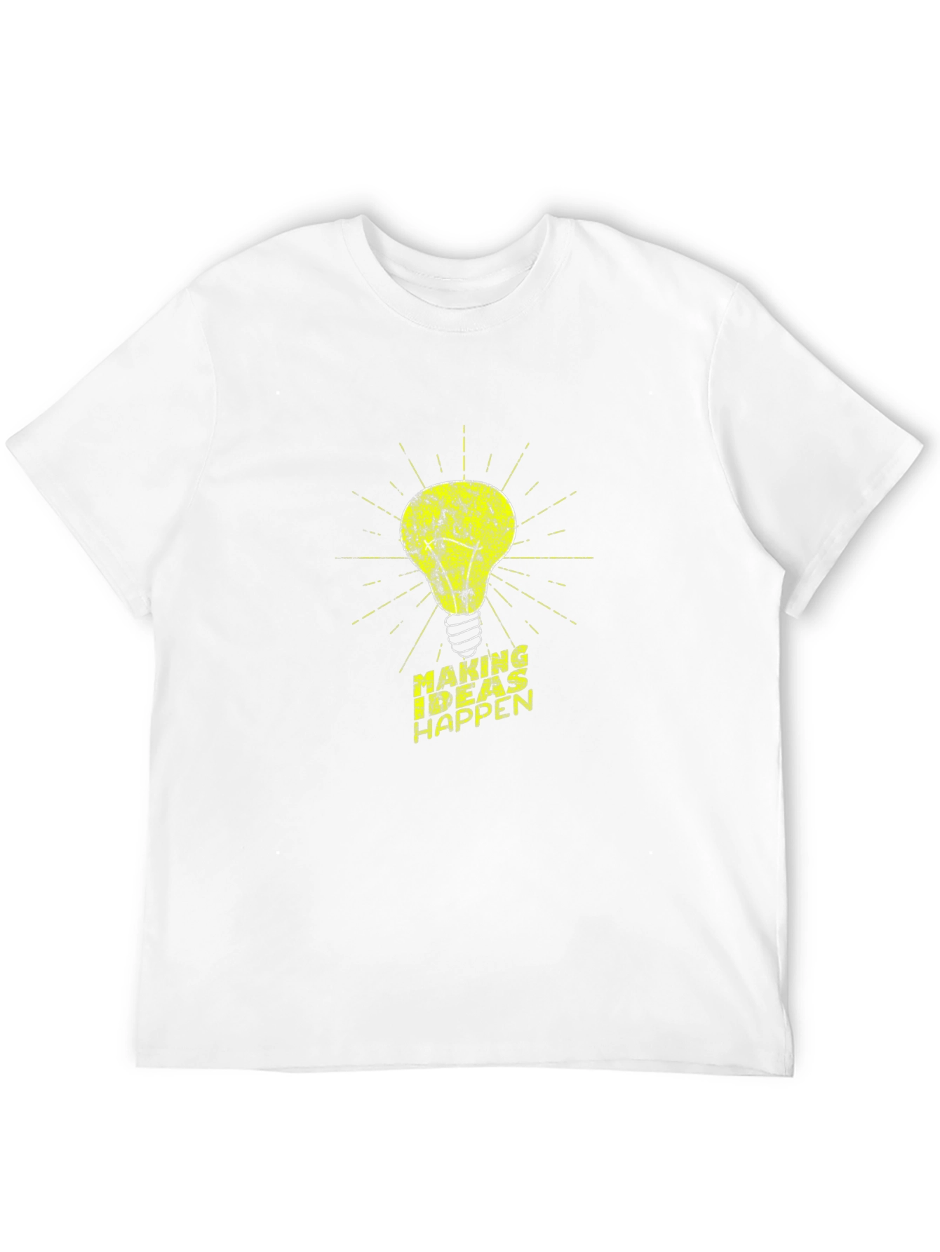Making Ideas Happen T-Shirt - Black Crew Neck