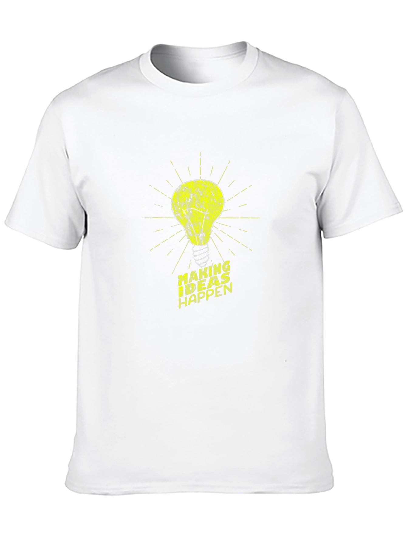 Making Ideas Happen T-Shirt - Black Crew Neck