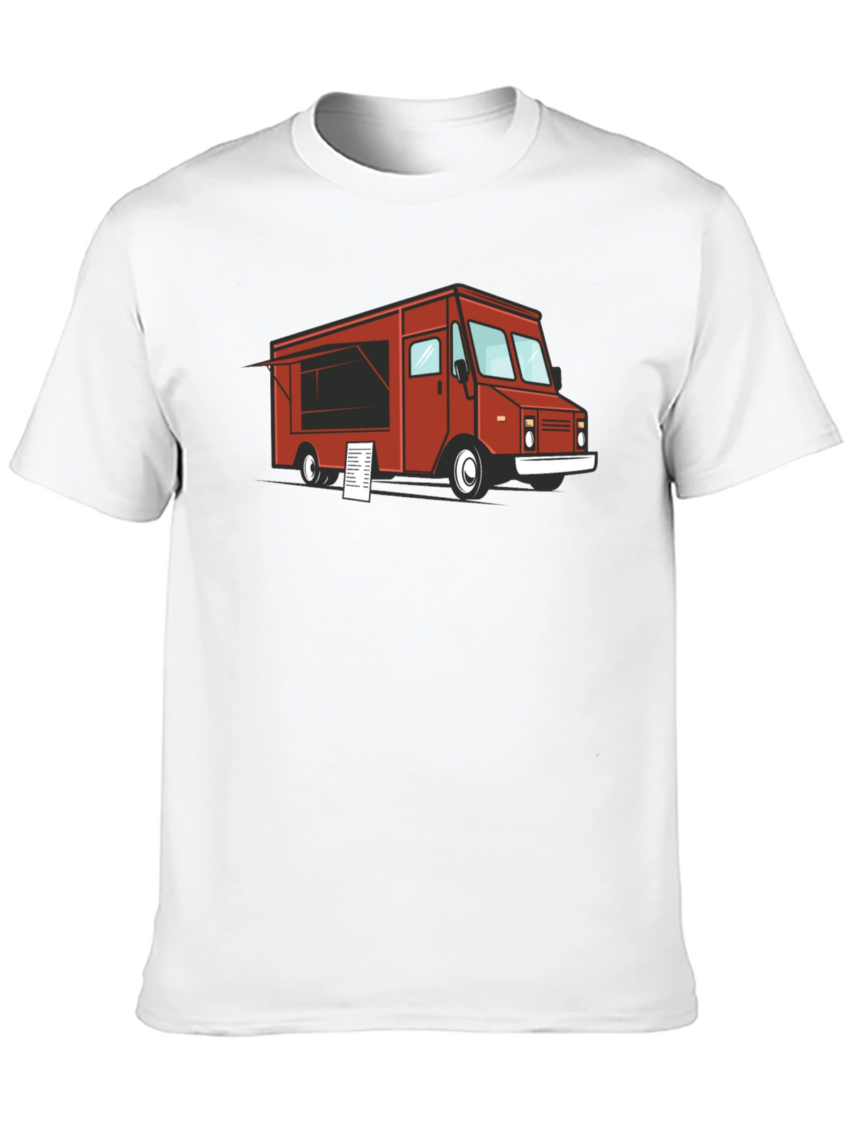 Food Truck Graphic T-Shirt - Black