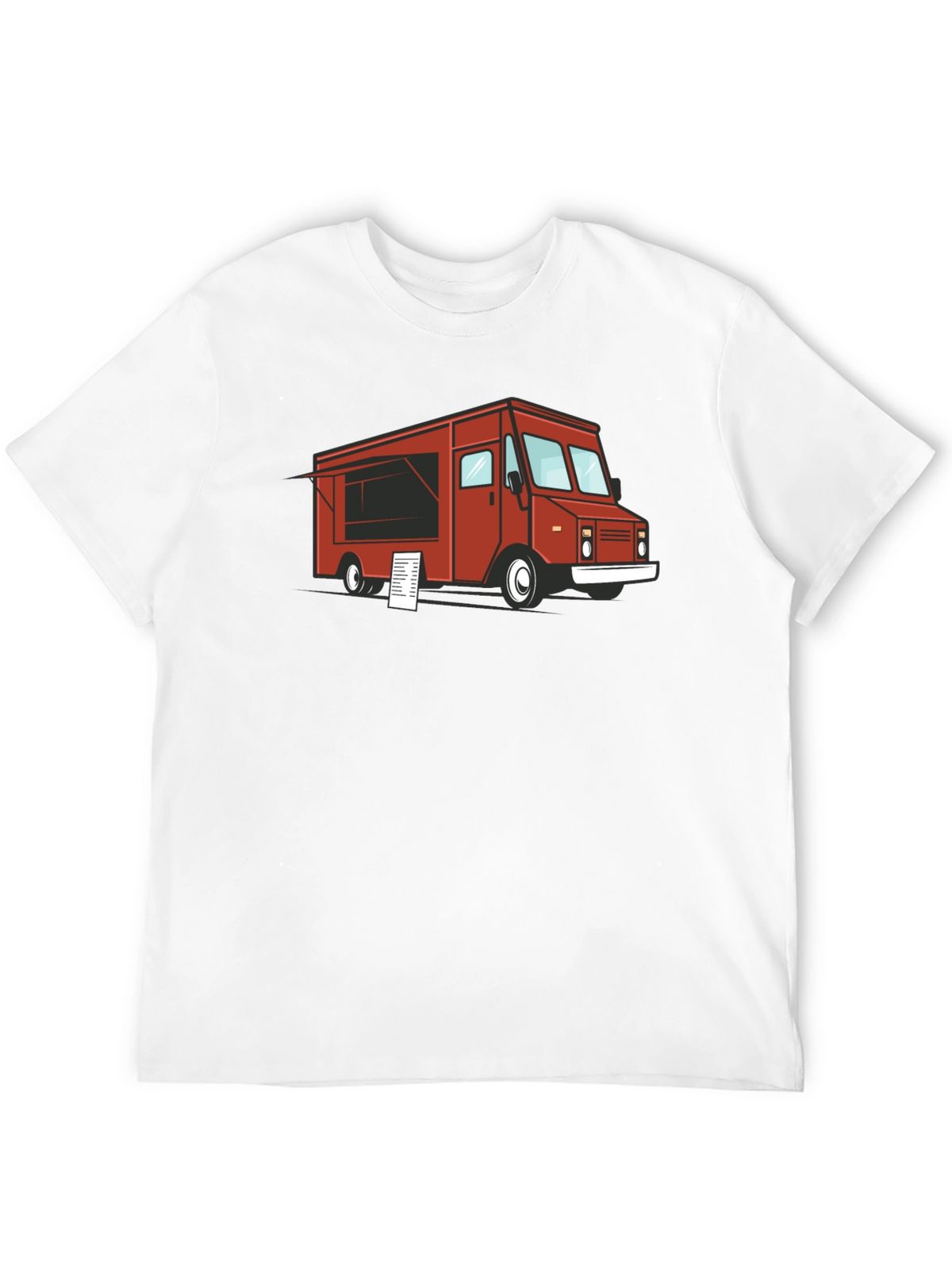 Food Truck Graphic T-Shirt - Black