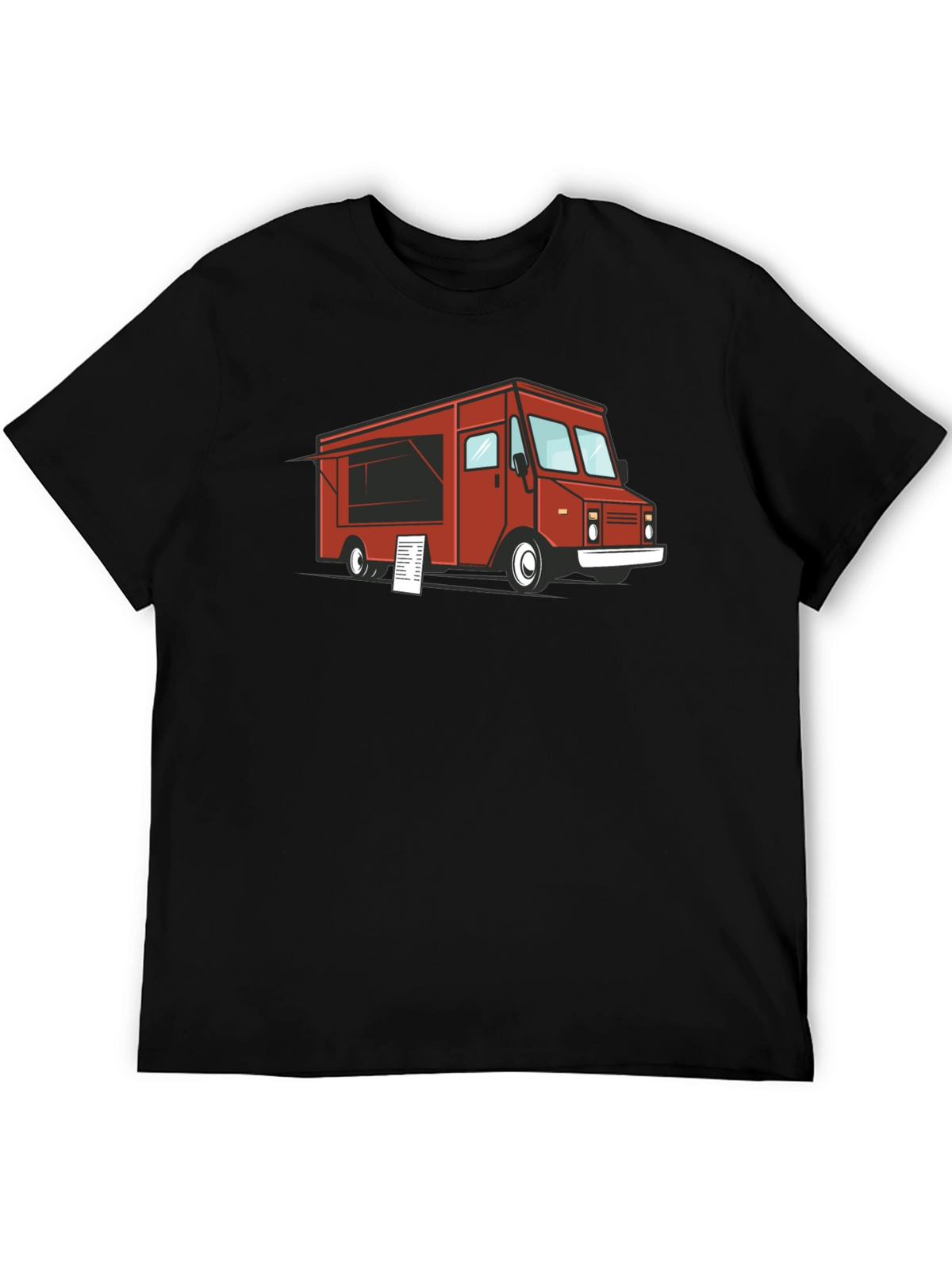 Food Truck Graphic T-Shirt - Black