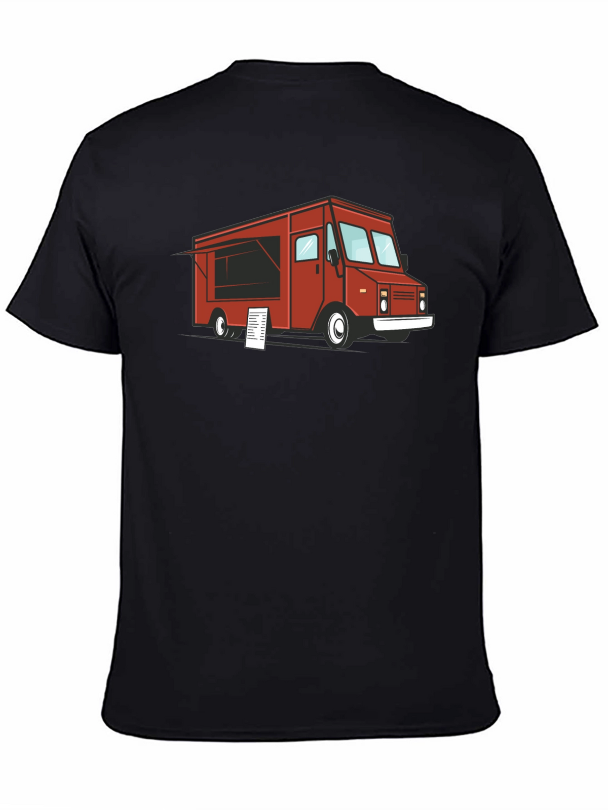 Food Truck Graphic T-Shirt - Black