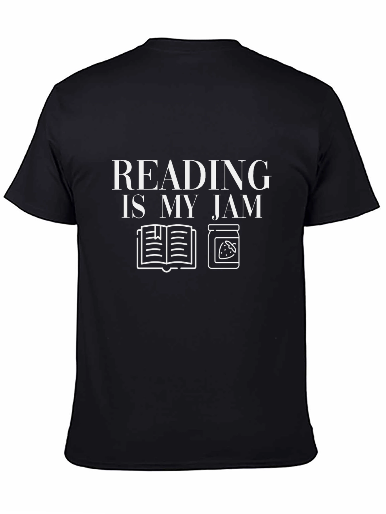 Reading Is My Jam Black T-Shirt