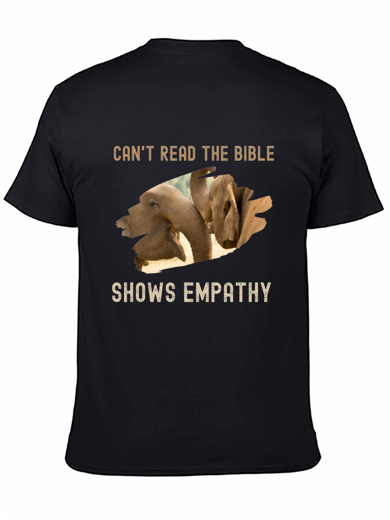 Empathy Elephant Graphic T-Shirt