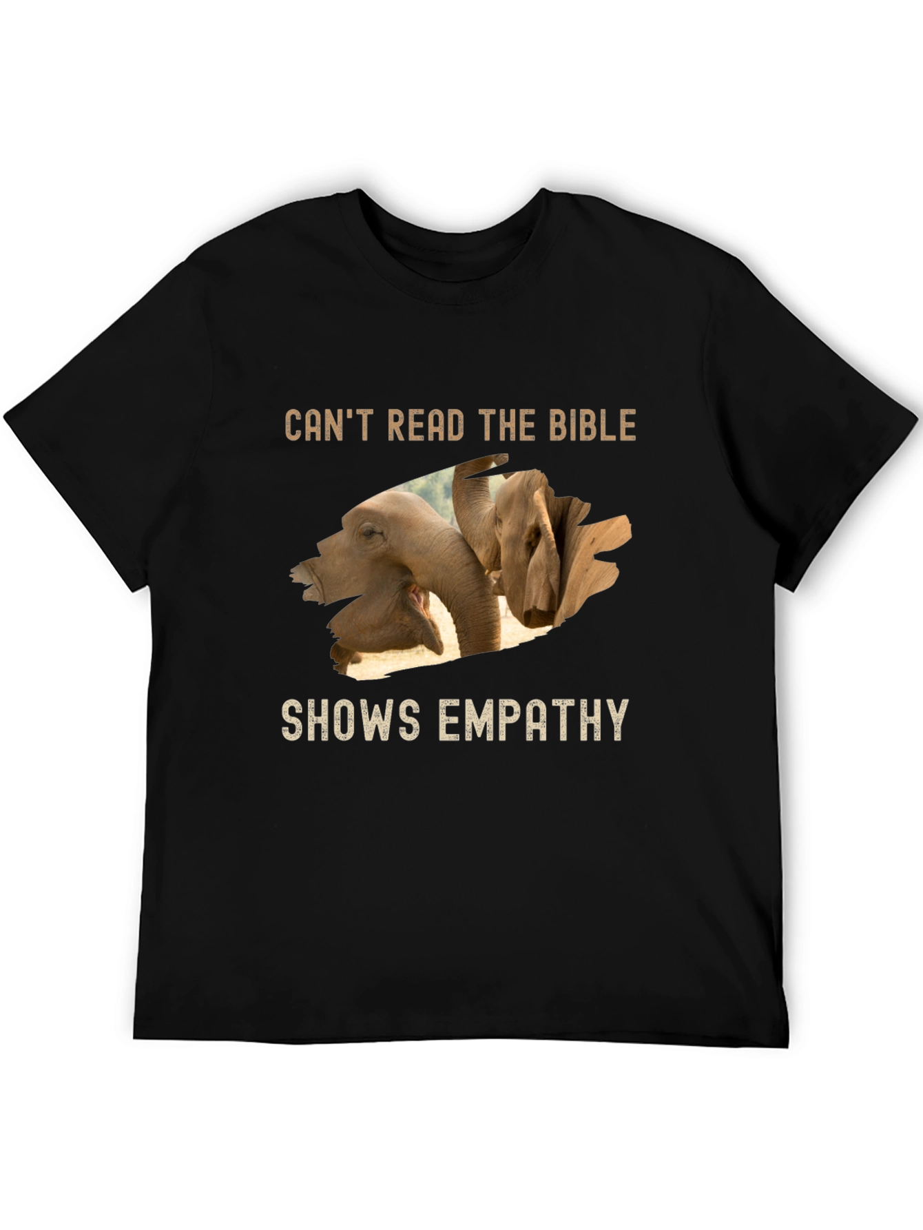 Empathy Elephant Graphic T-Shirt