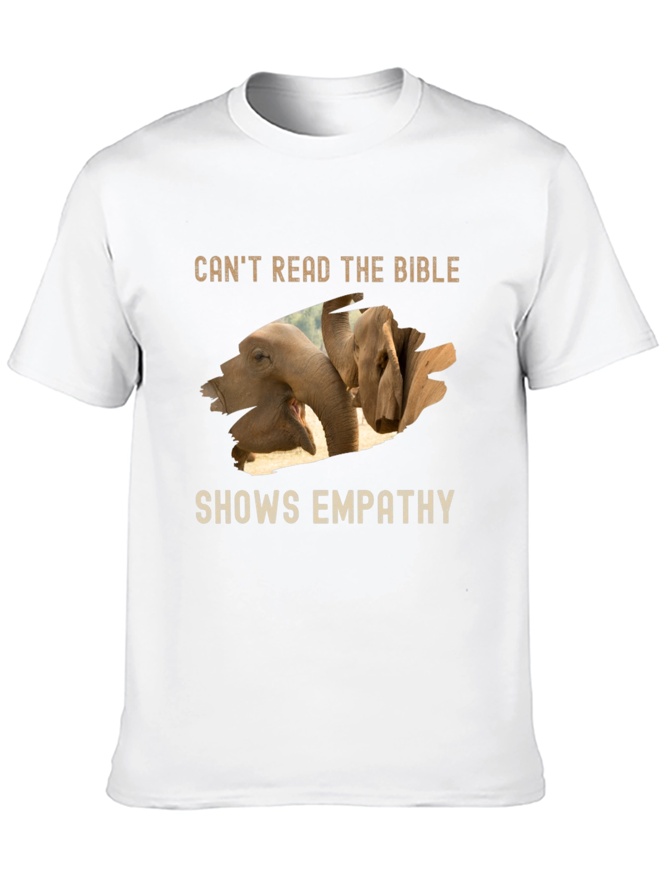 Empathy Elephant Graphic T-Shirt