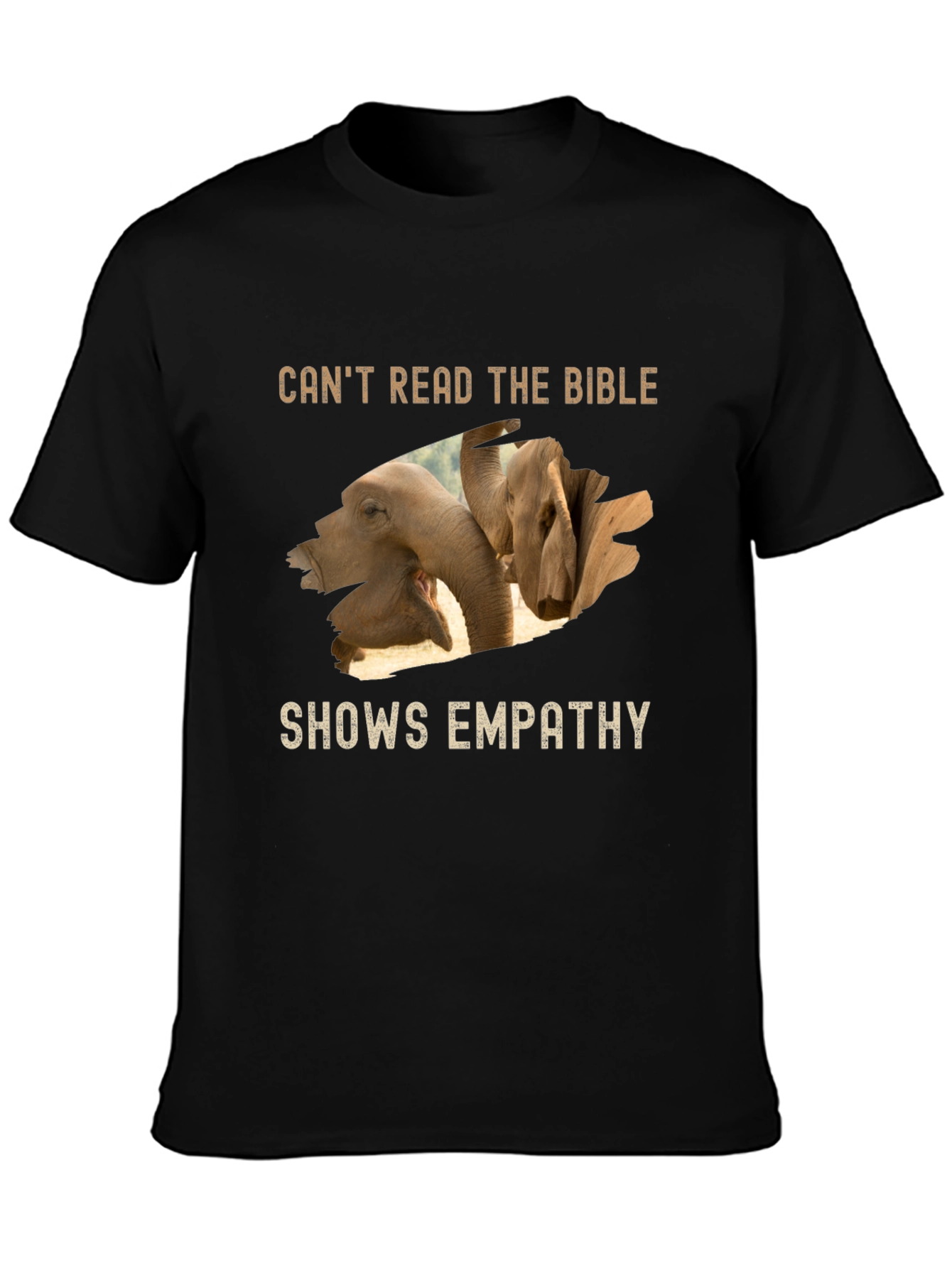 Empathy Elephant Graphic T-Shirt