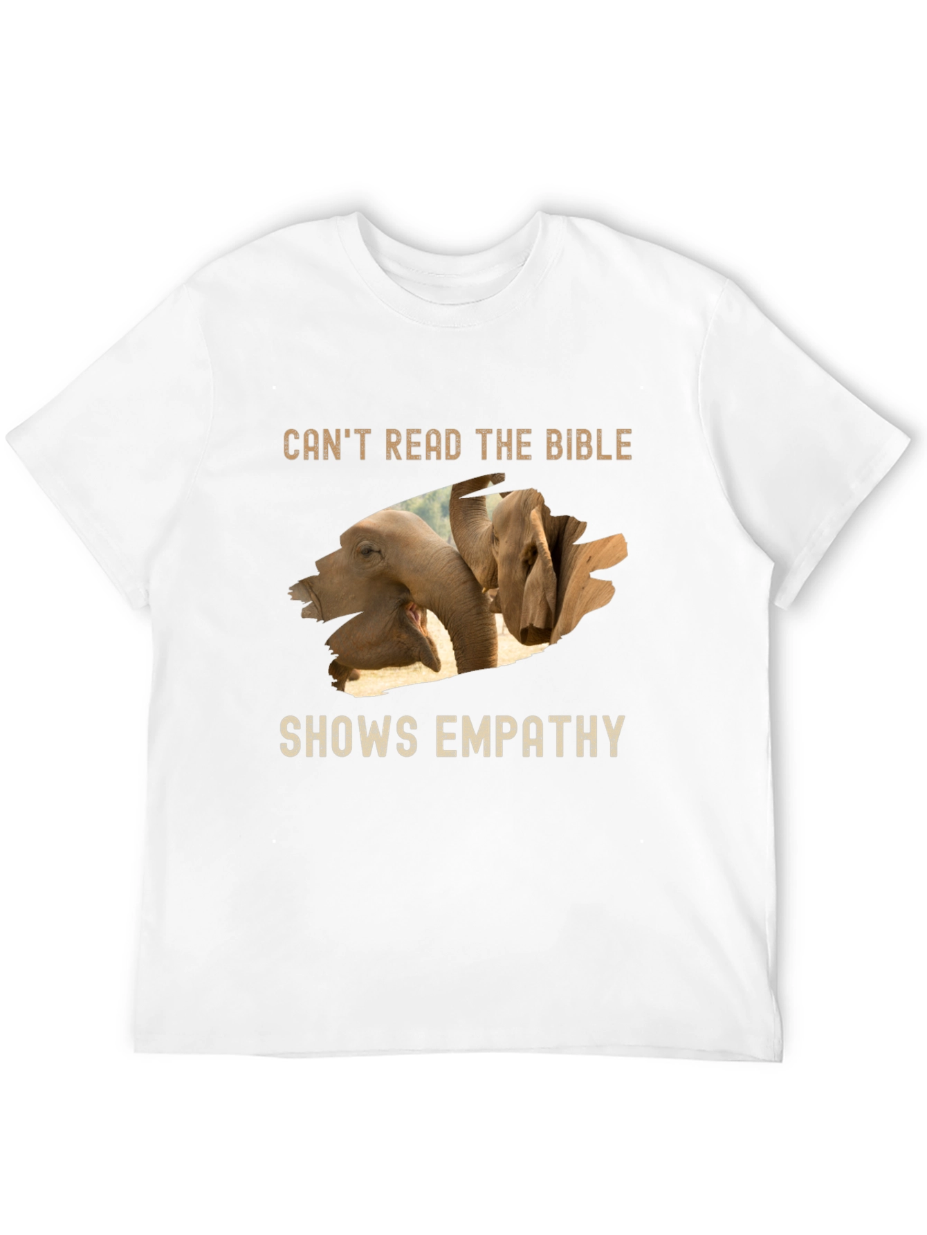 Empathy Elephant Graphic T-Shirt