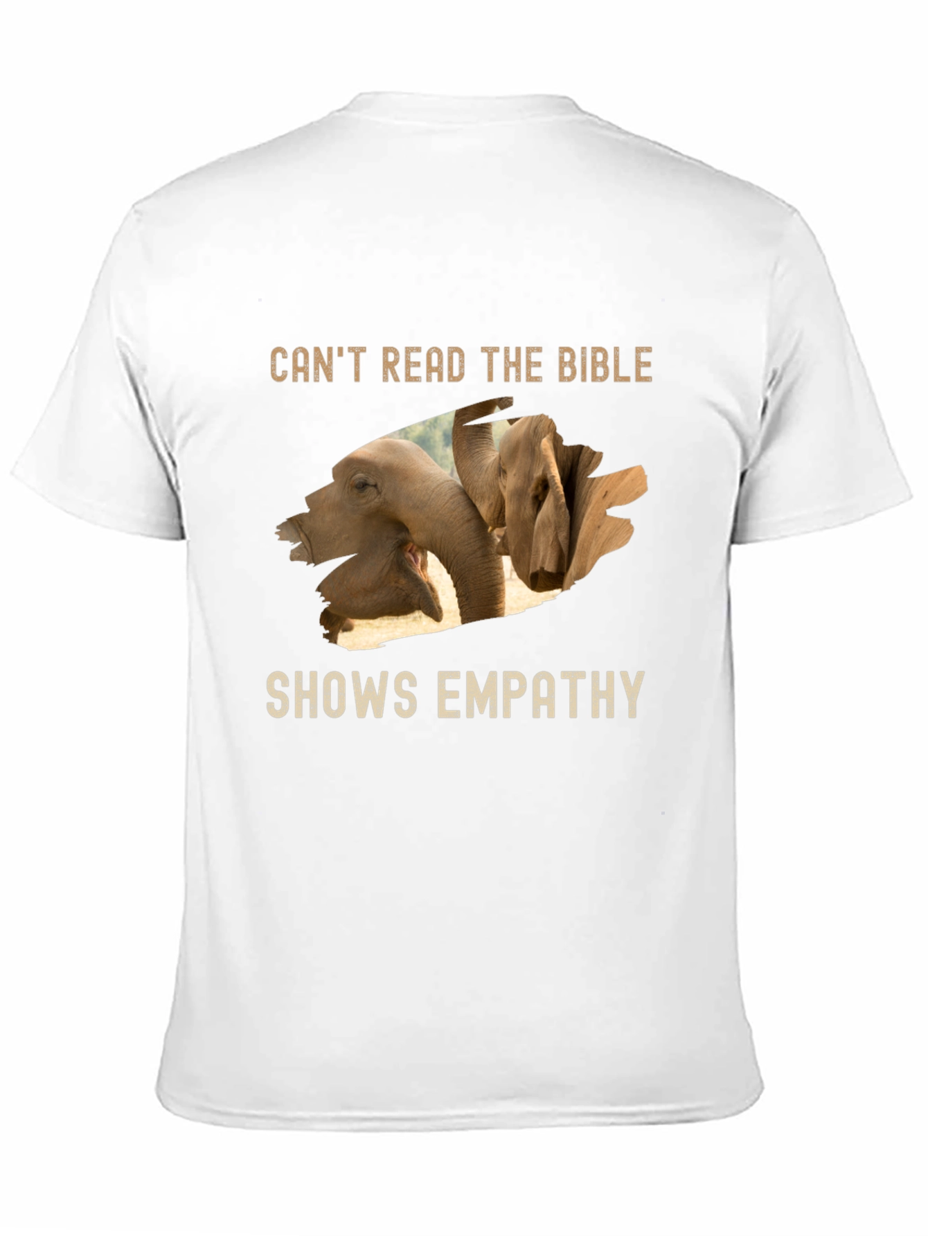 Empathy Elephant Graphic T-Shirt