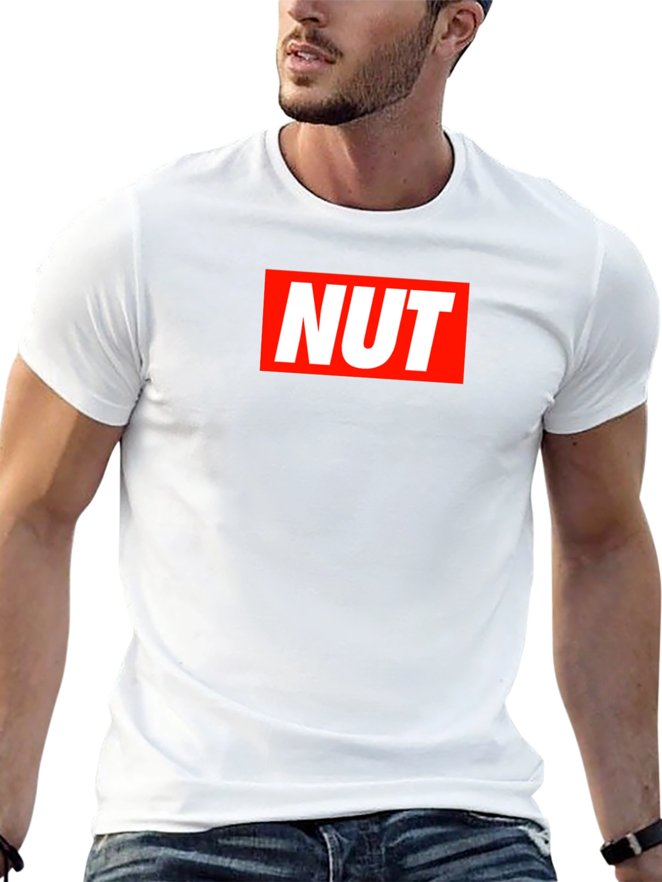 Edgy NUT Graphic Tee - Bold Statement Shirt