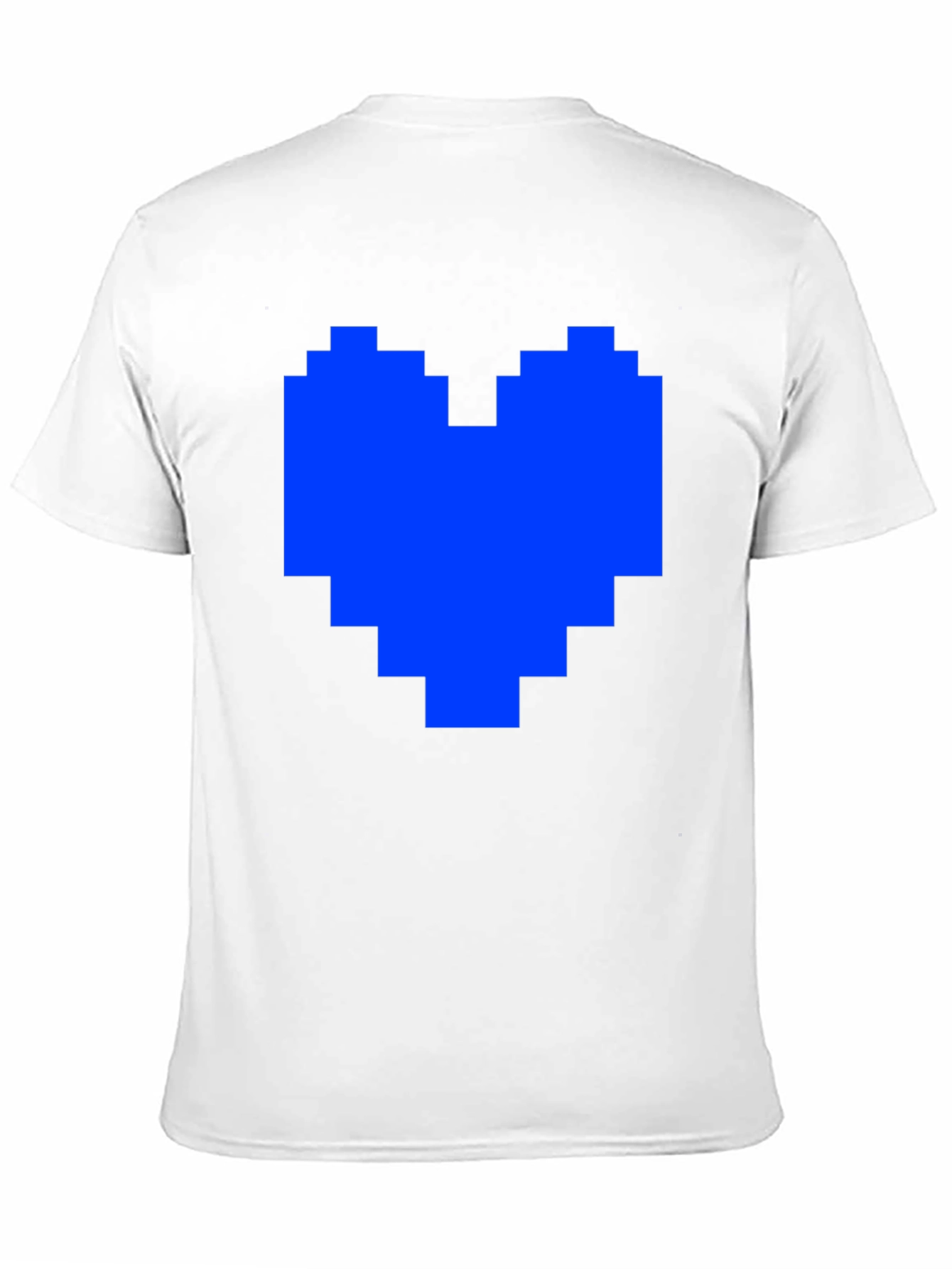Pixel Heart Graphic Tee - Soft Cotton Blend