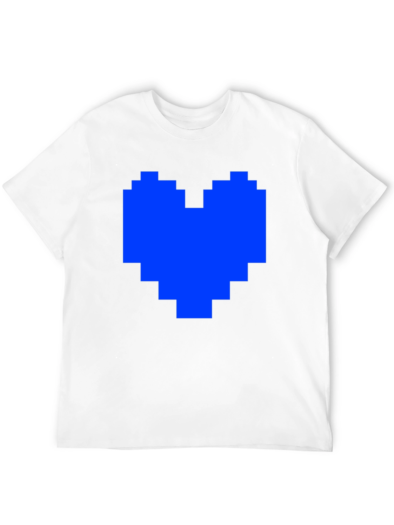 Pixel Heart Graphic Tee - Soft Cotton Blend