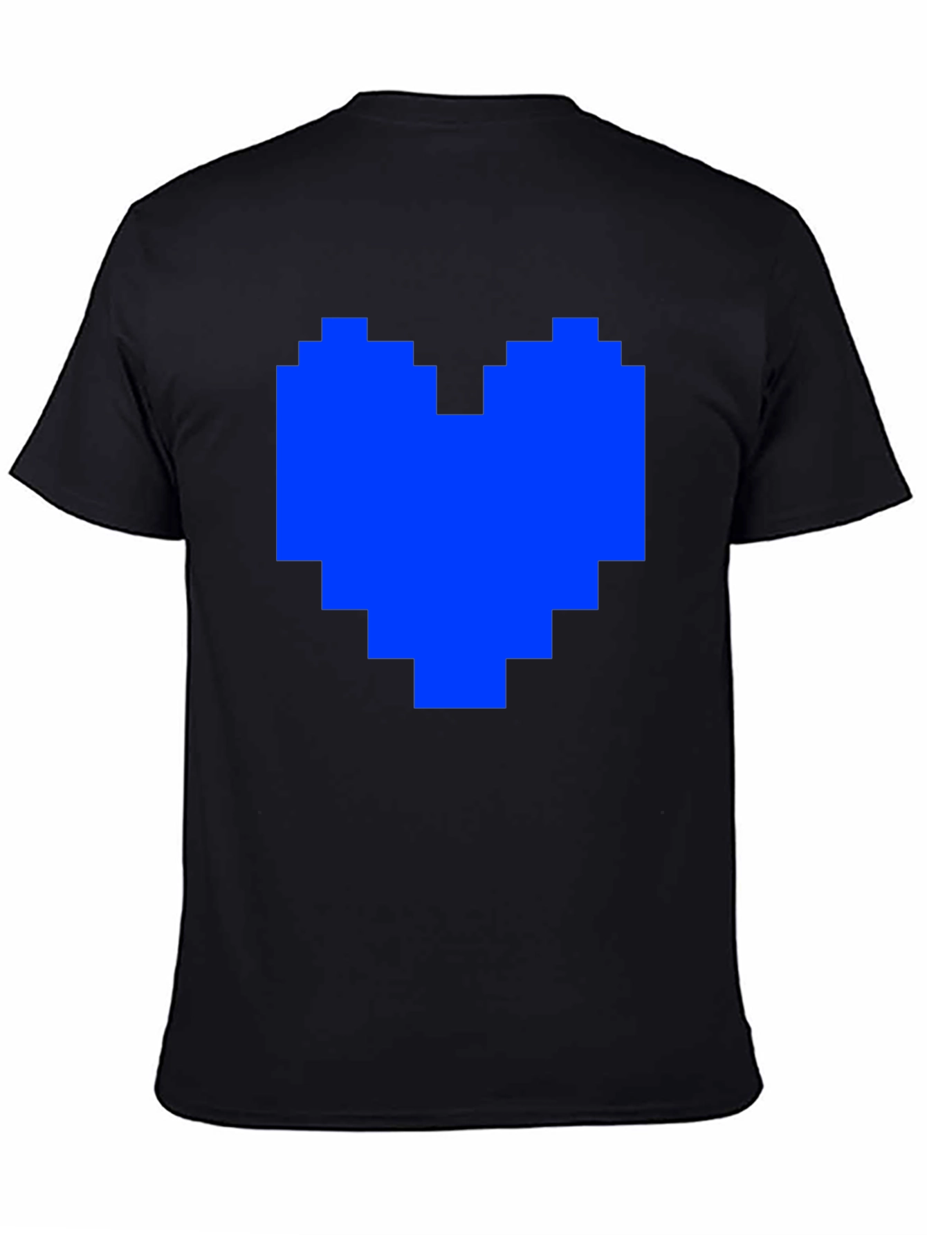 Pixel Heart Graphic Tee - Soft Cotton Blend