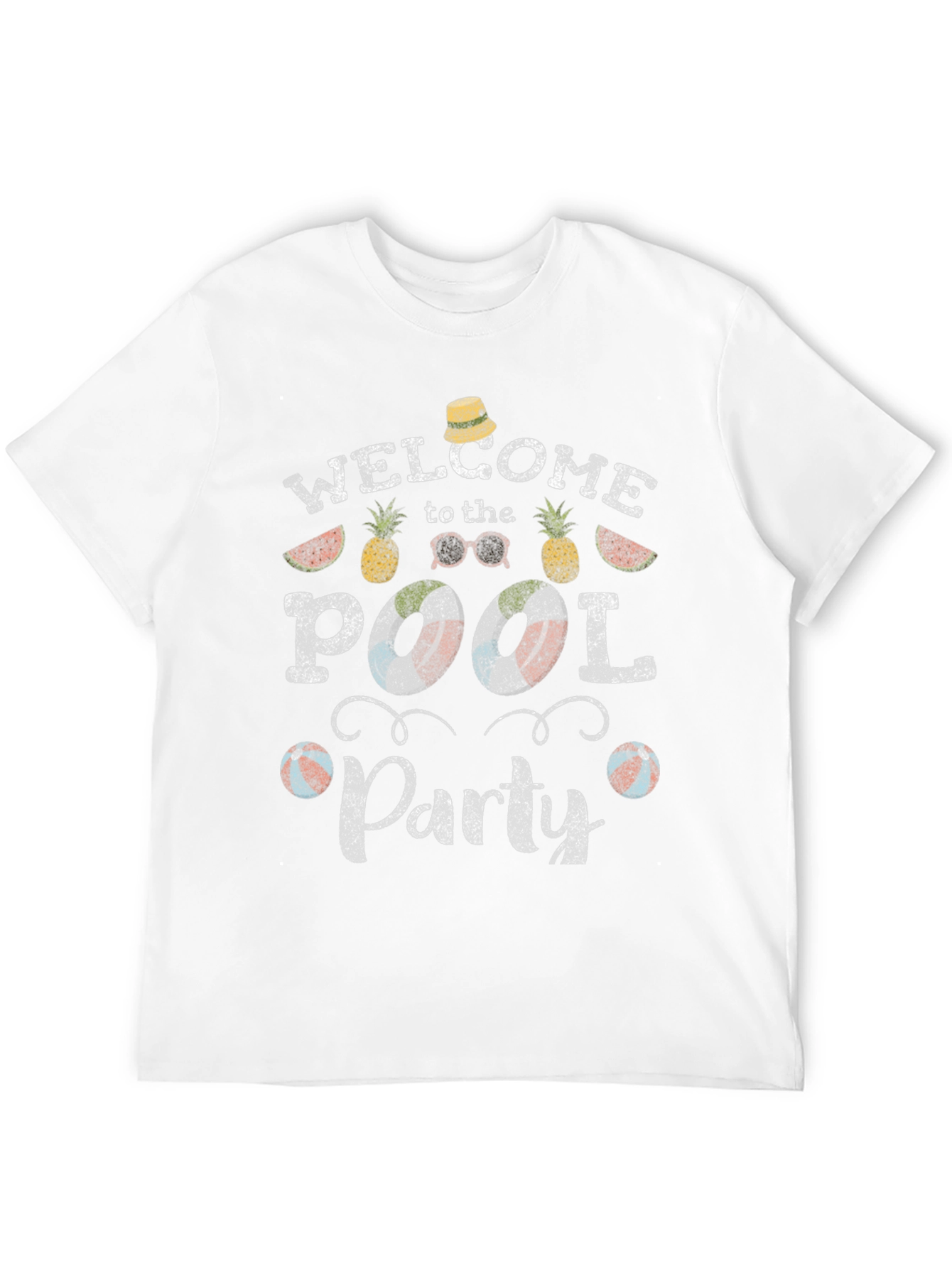 Welcome to the Pool Party Graphic T-Shirt