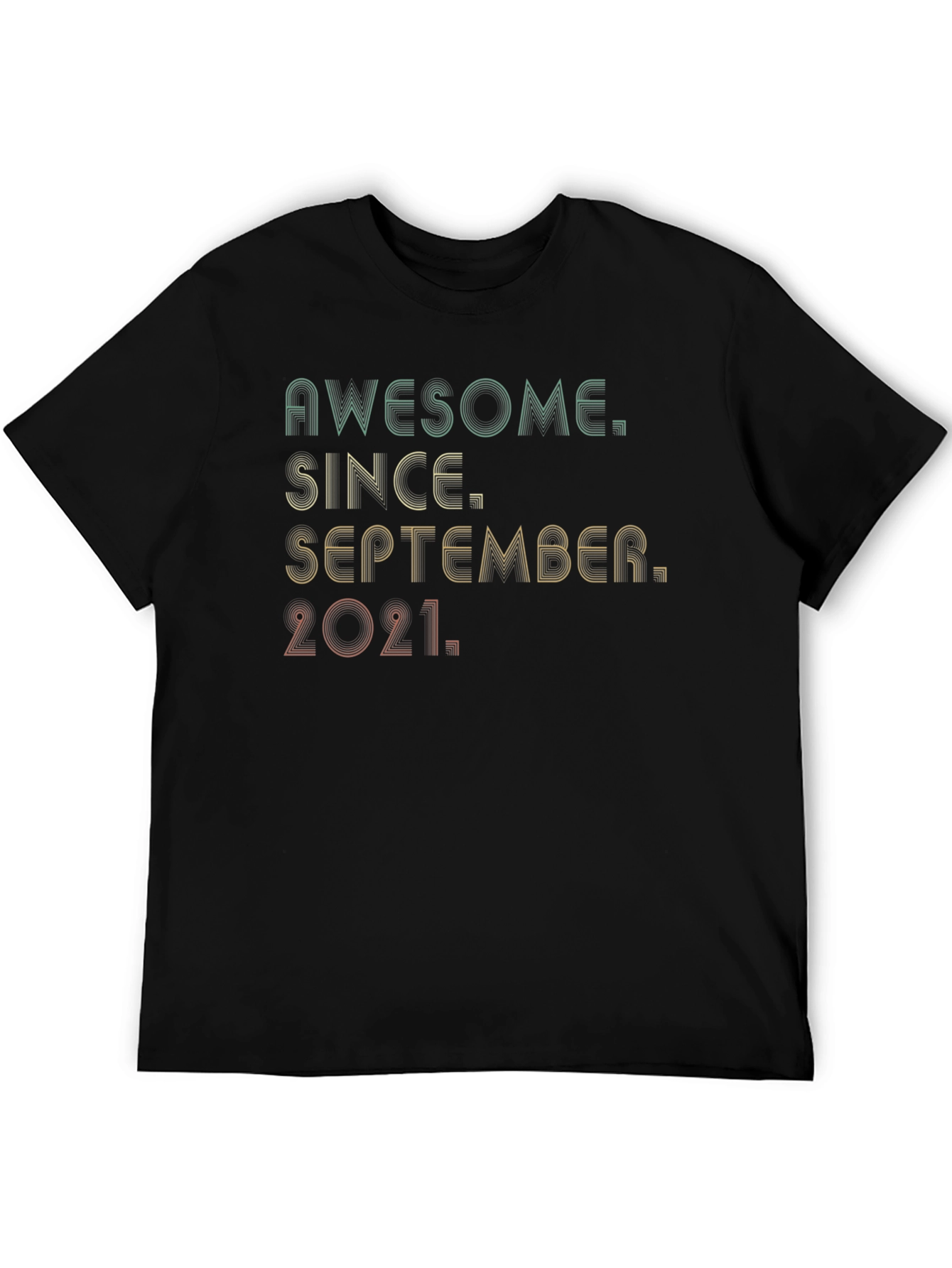 Awesome Since September 2021 Graphic Tee
