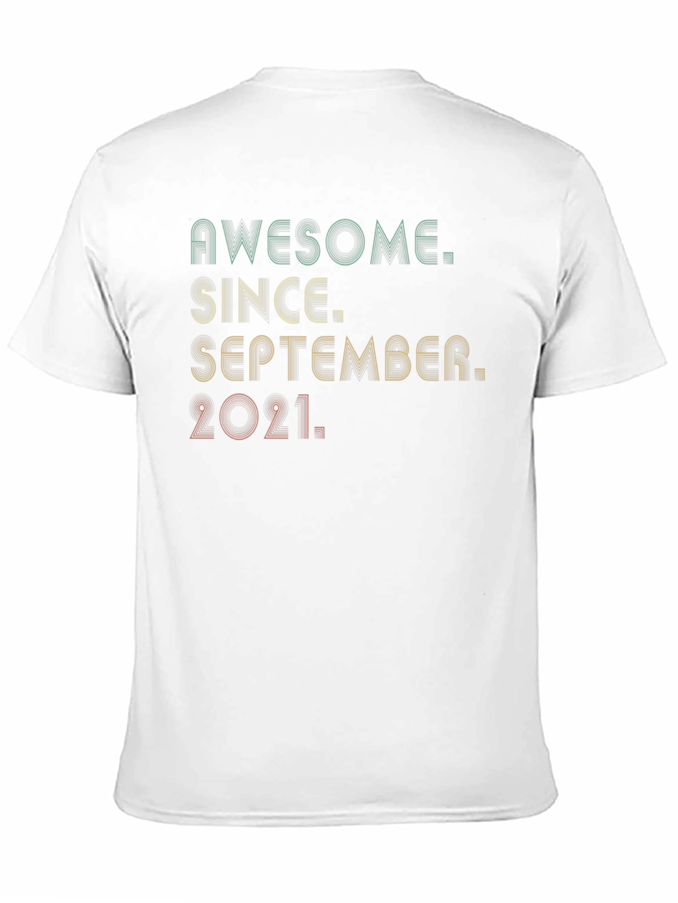 Awesome Since September 2021 Graphic Tee