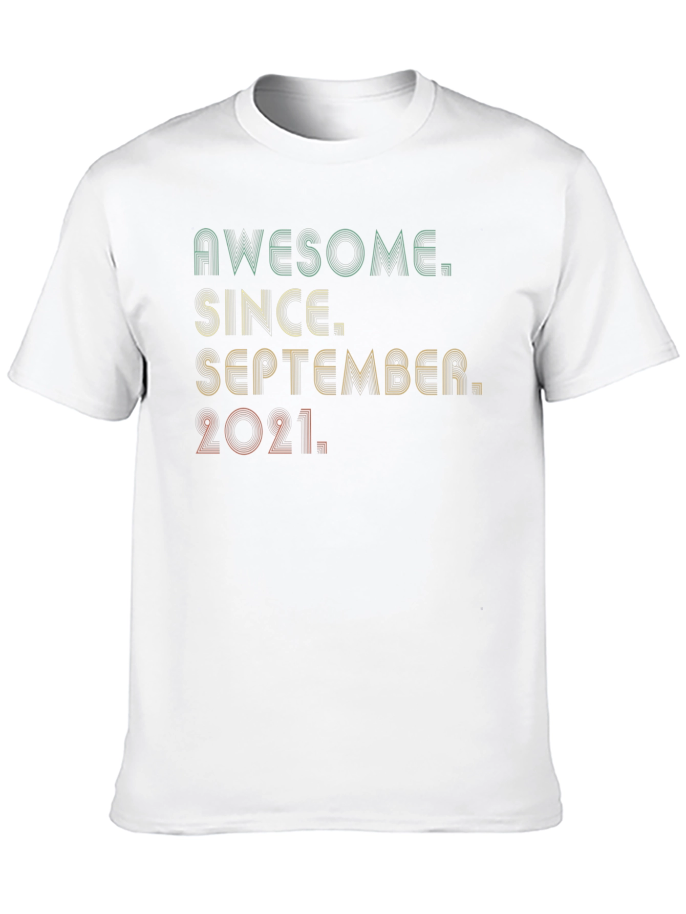 Awesome Since September 2021 Graphic Tee