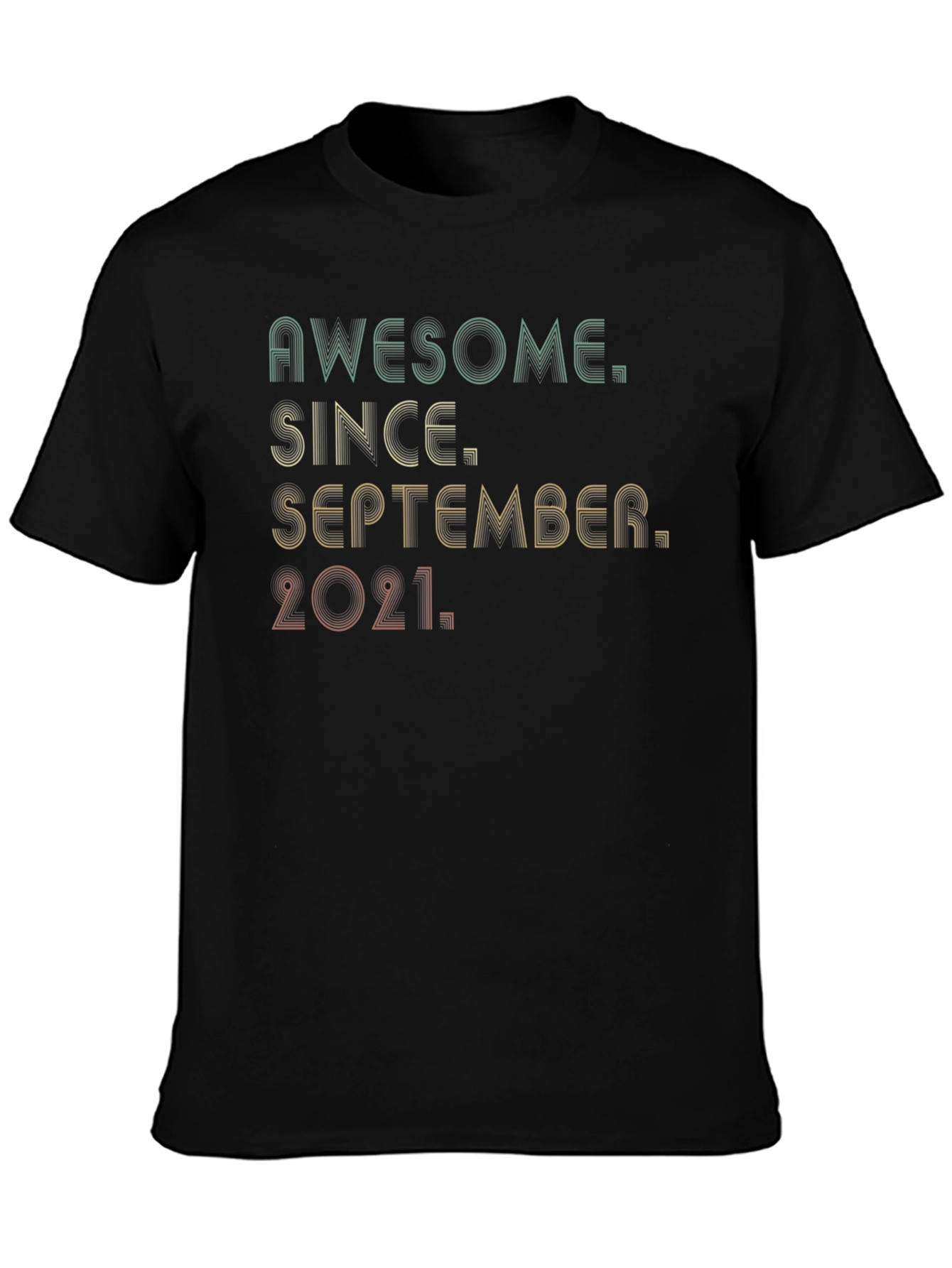 Awesome Since September 2021 Graphic Tee