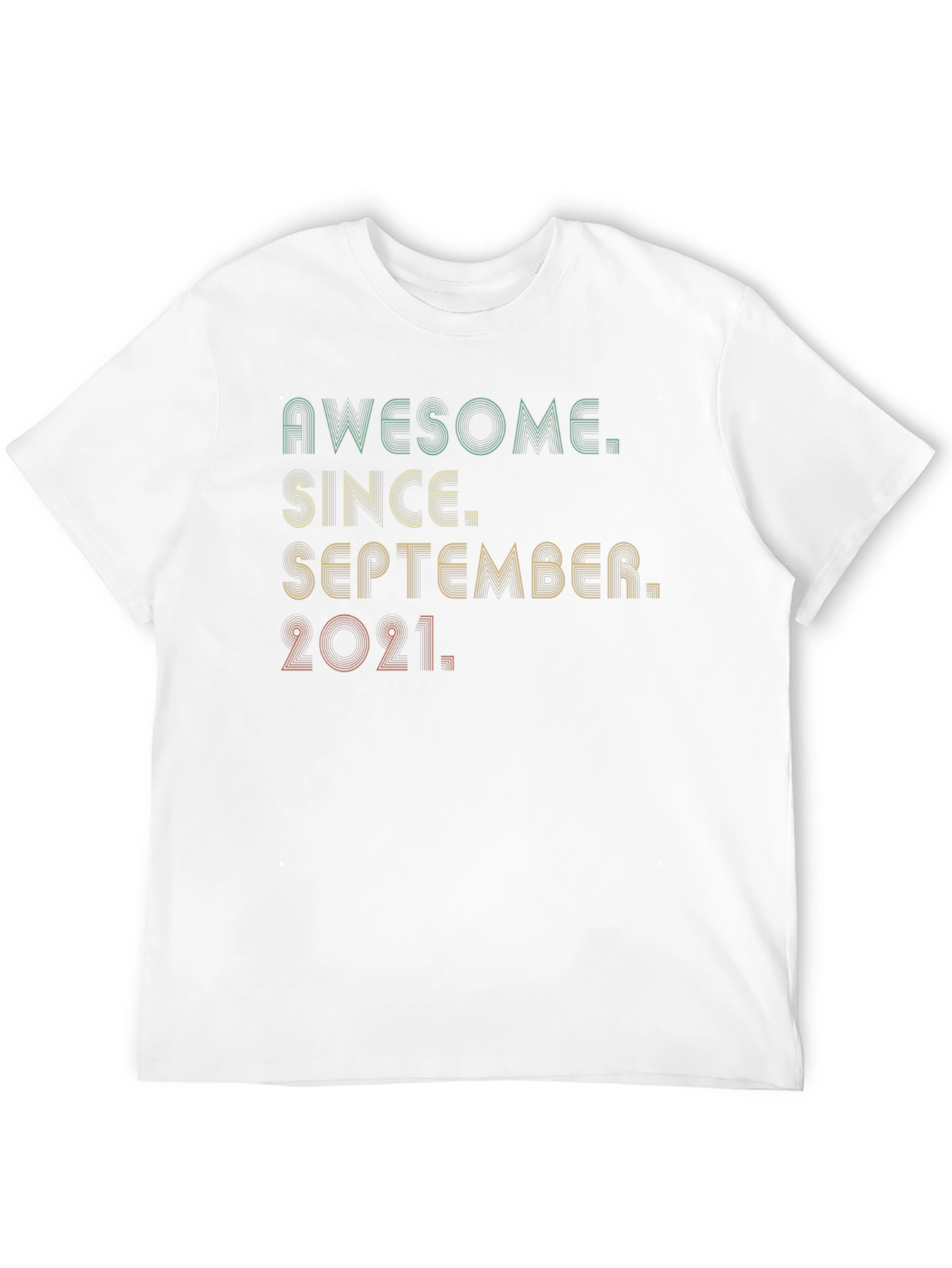 Awesome Since September 2021 Graphic Tee