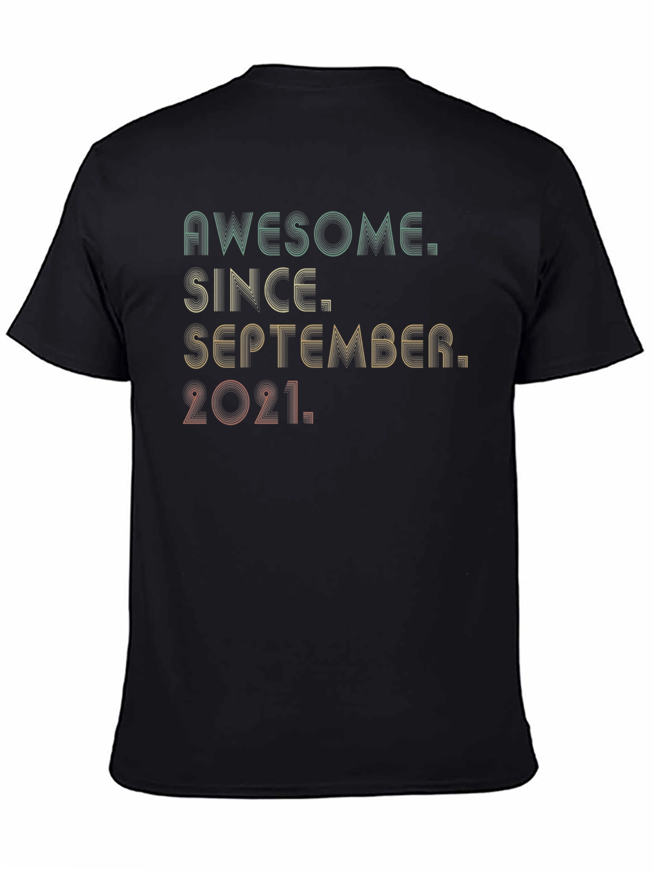 Awesome Since September 2021 Graphic Tee