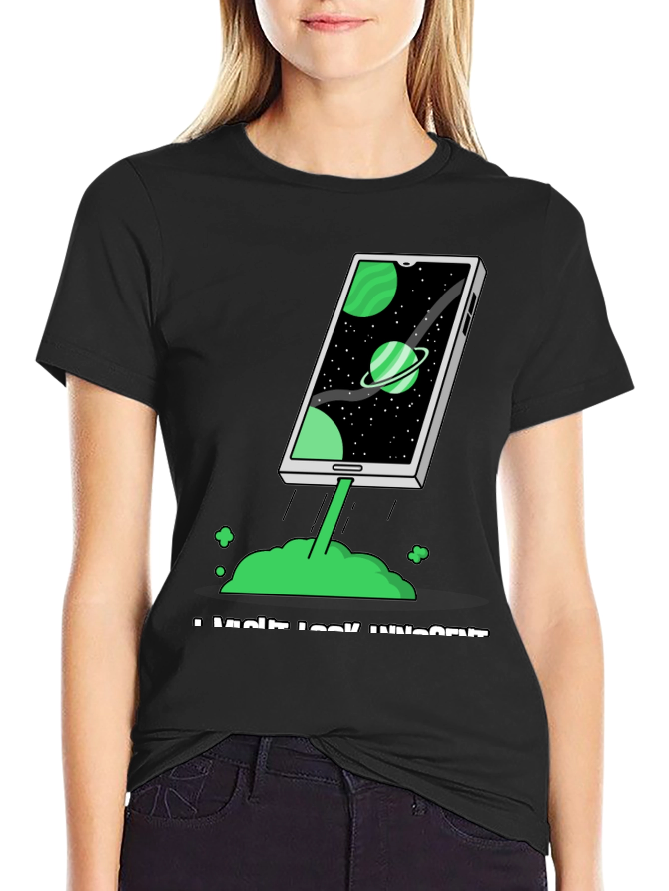Space Phone T-Shirt - Launch into Style