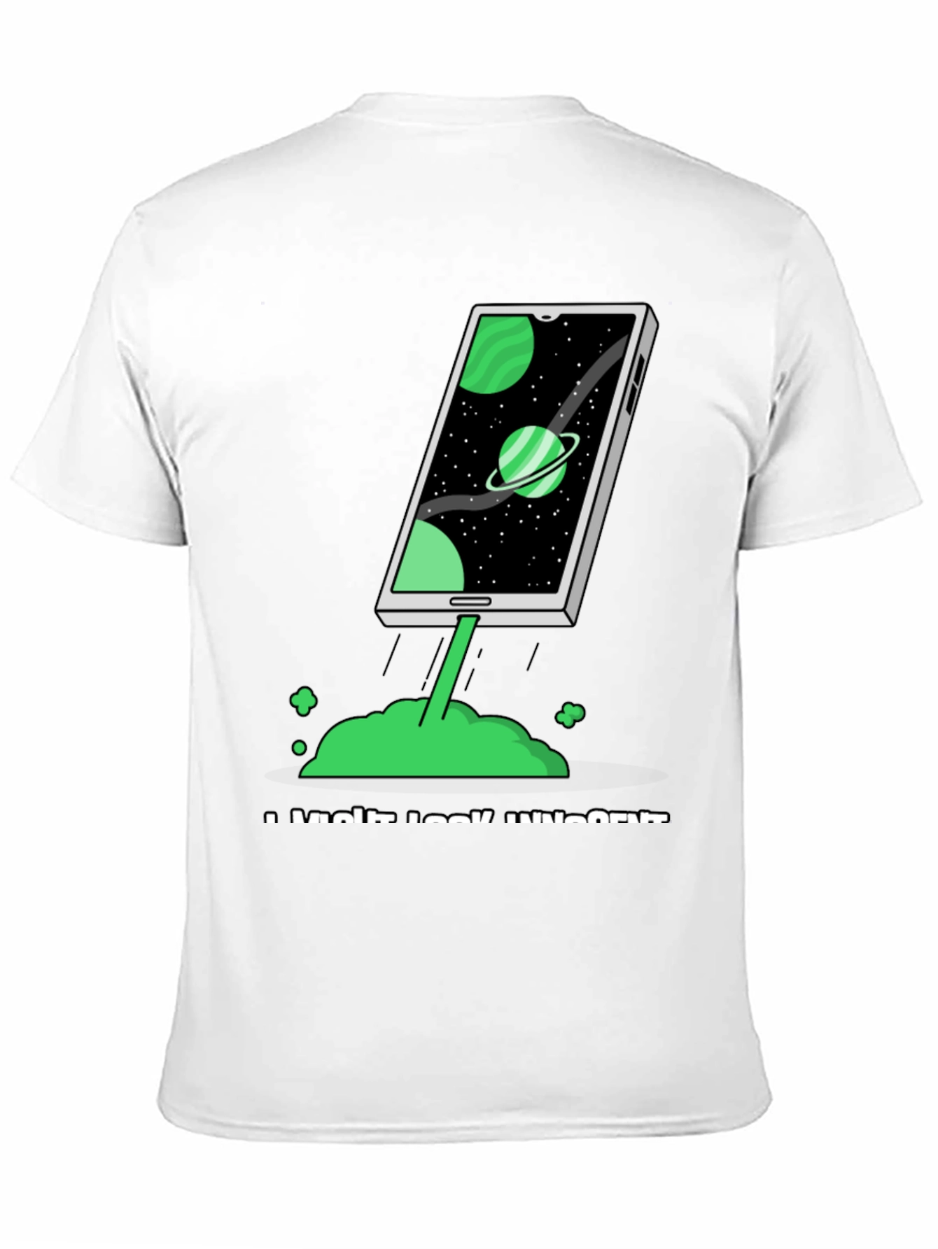 Space Phone T-Shirt - Launch into Style