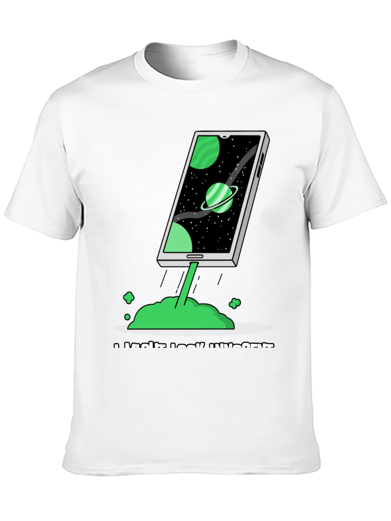 Space Phone T-Shirt - Launch into Style