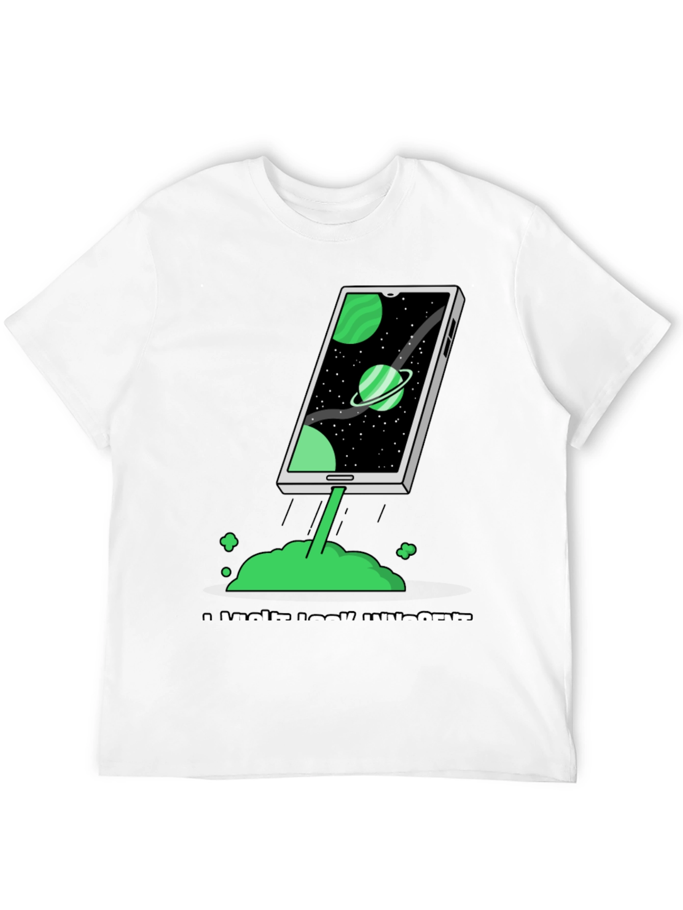 Space Phone T-Shirt - Launch into Style