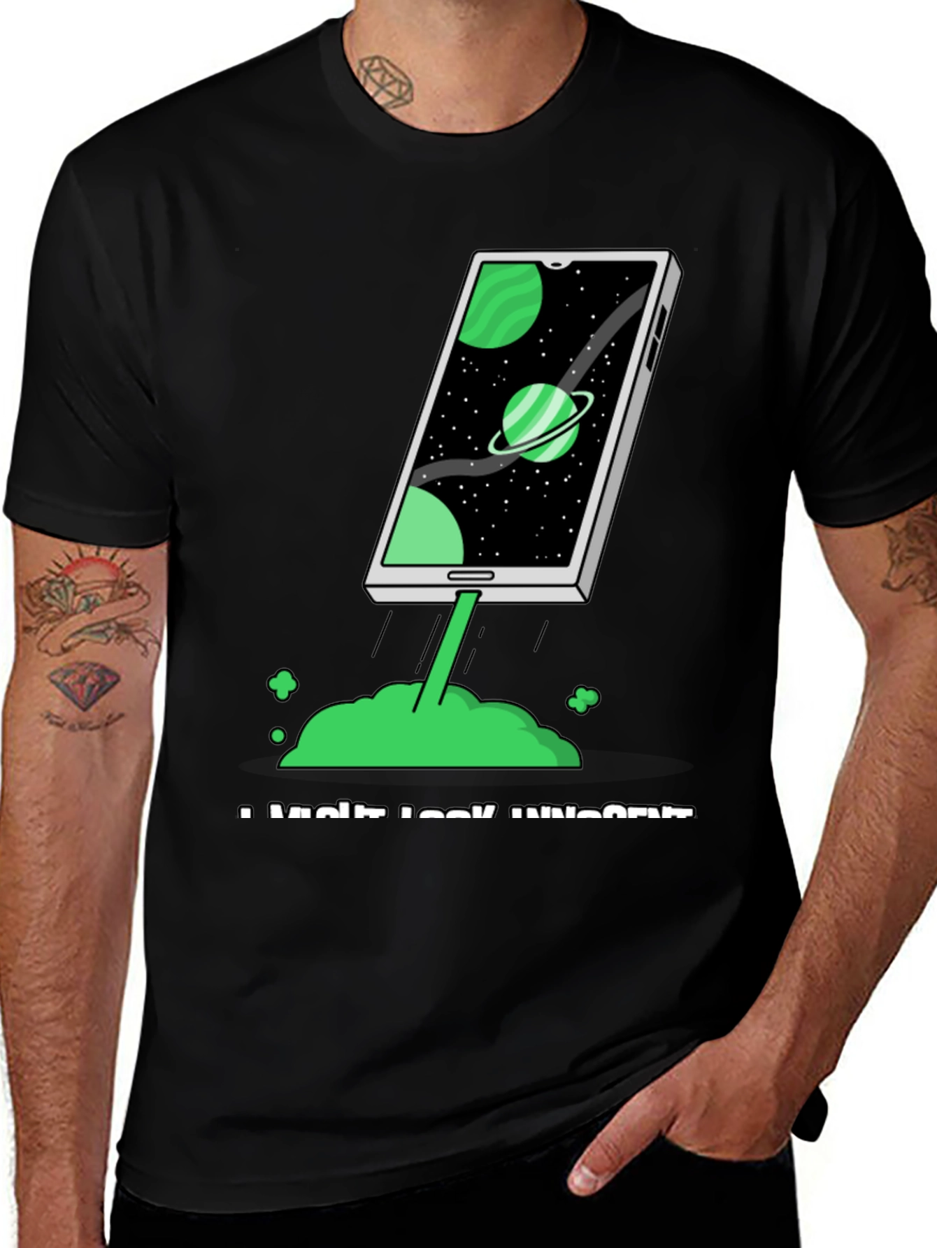 Space Phone T-Shirt - Launch into Style