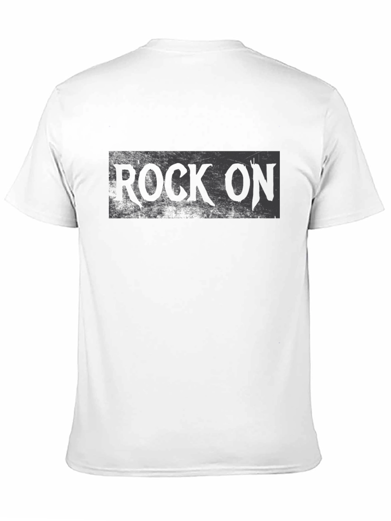 Rock On Graphic T-Shirt - Black Cotton Tee