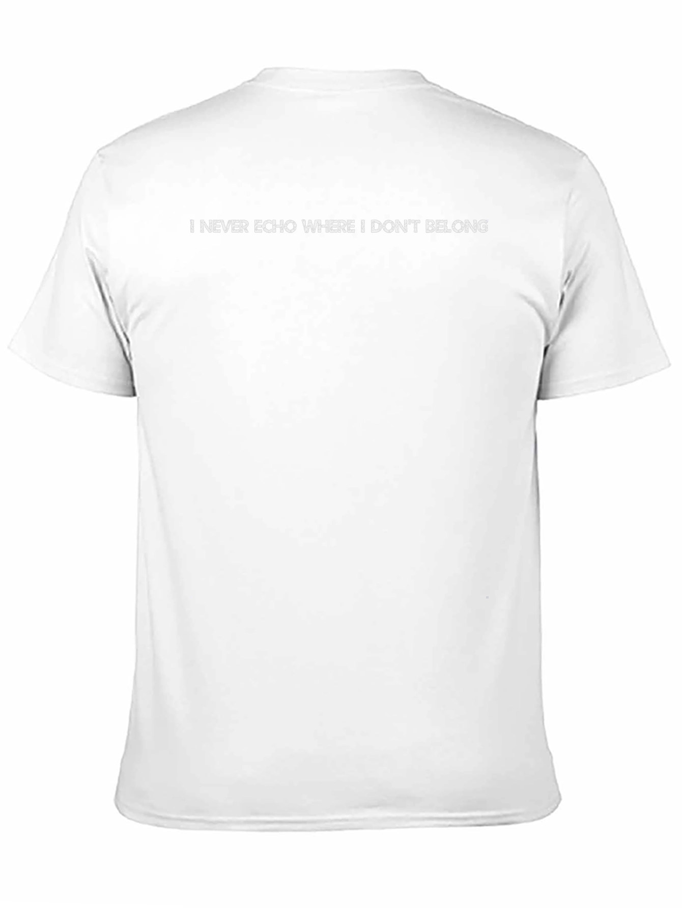 I Never Echo Black T-Shirt