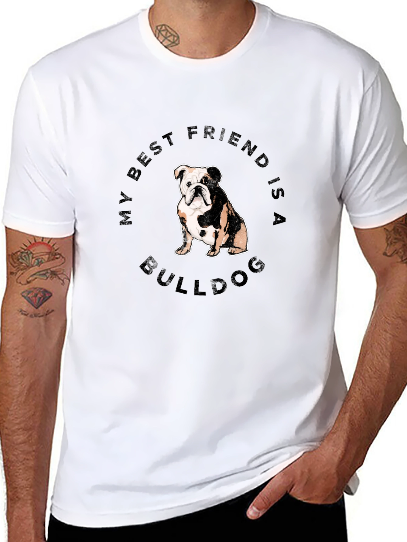 My Best Friend is a Bulldog T-Shirt