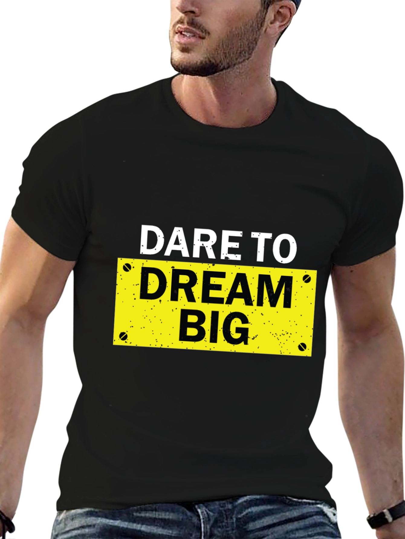 Dare to Dream Big Graphic Tee - Motivational T-Shirt