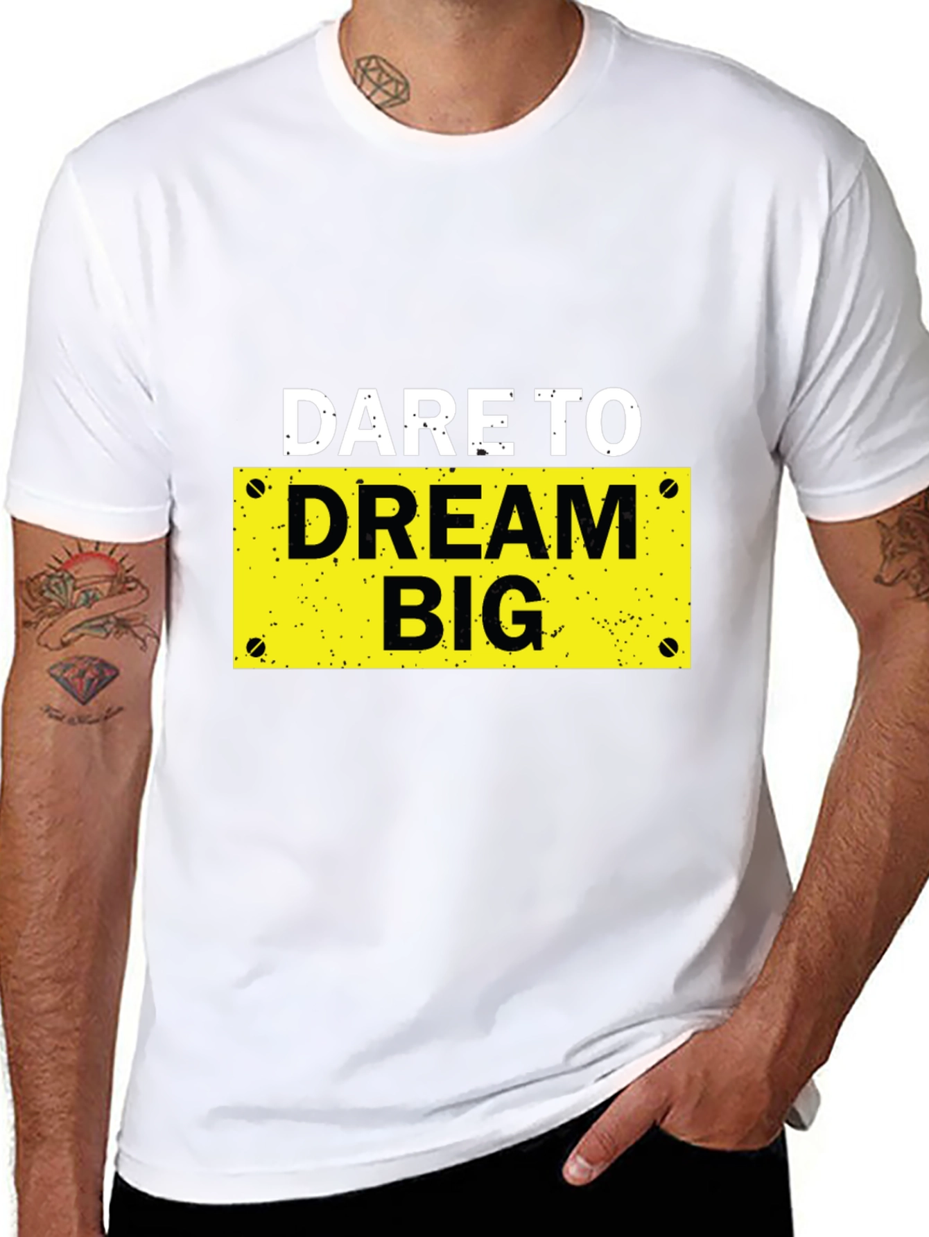 Dare to Dream Big Graphic Tee - Motivational T-Shirt