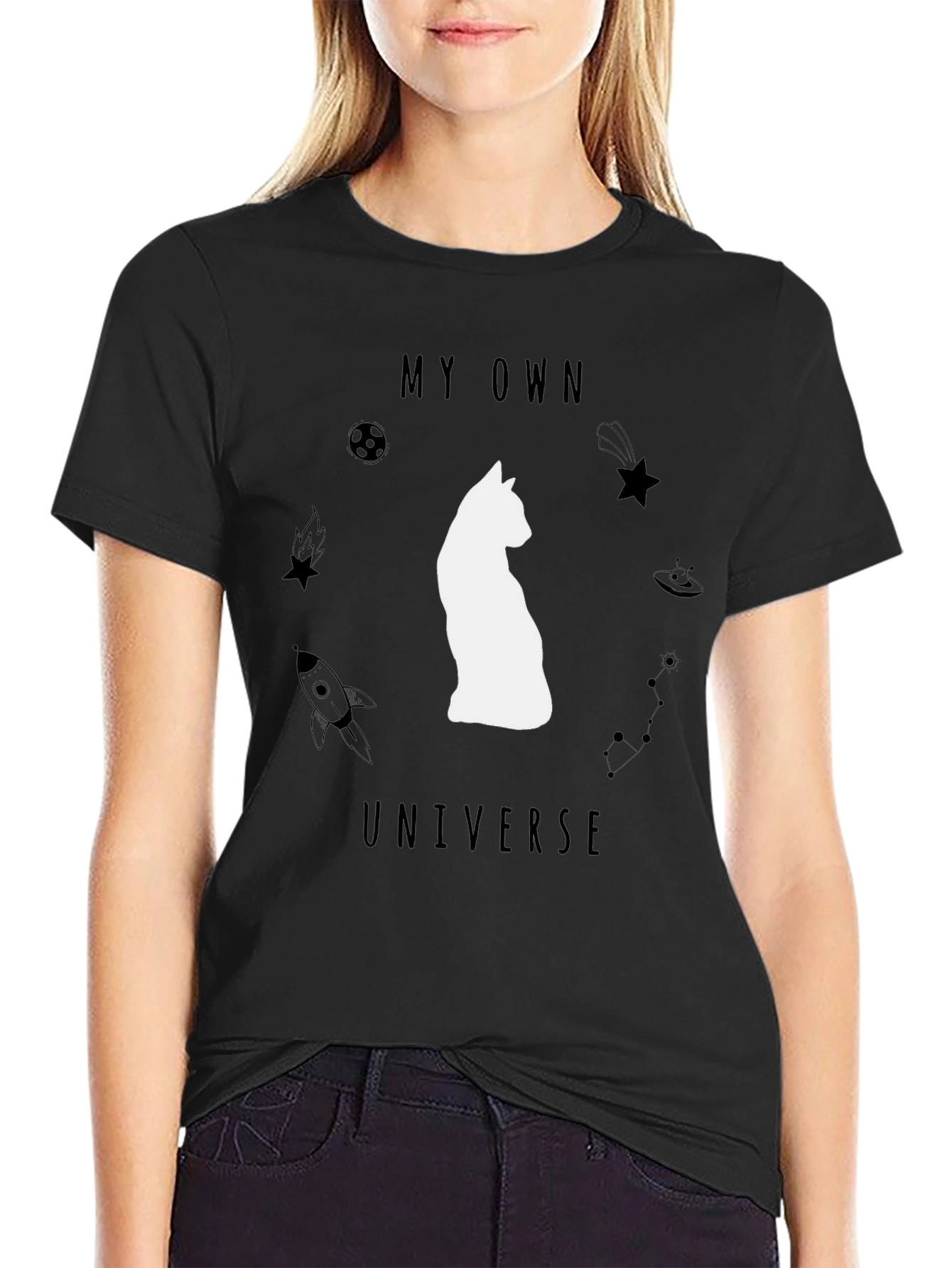 Cosmic Cat Tee - My Own Universe T-Shirt