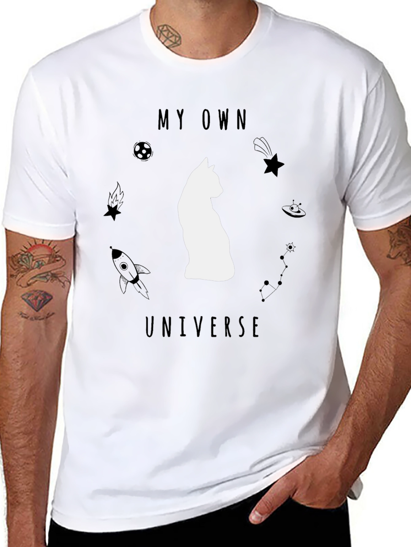 Cosmic Cat Tee - My Own Universe T-Shirt