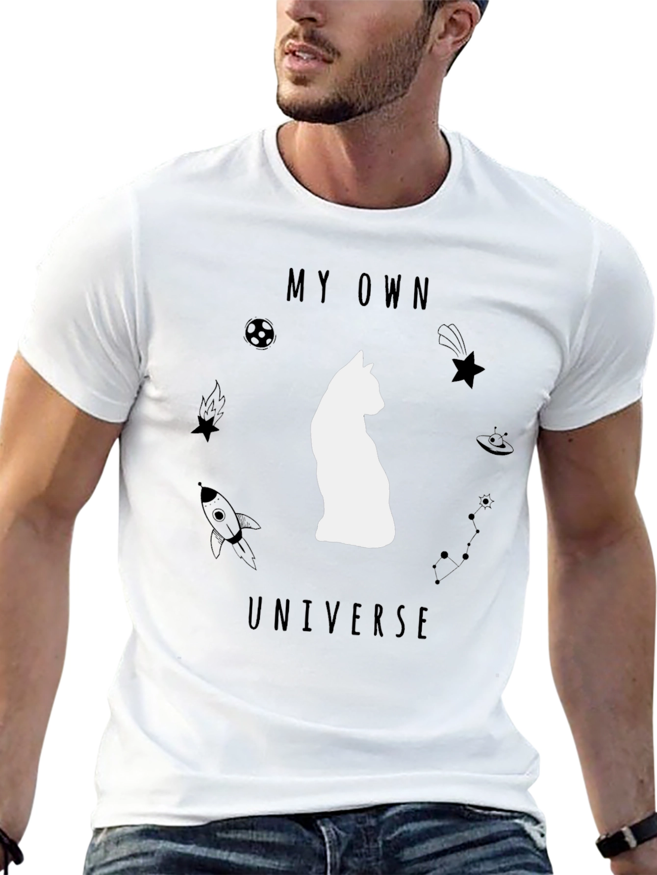 Cosmic Cat Tee - My Own Universe T-Shirt