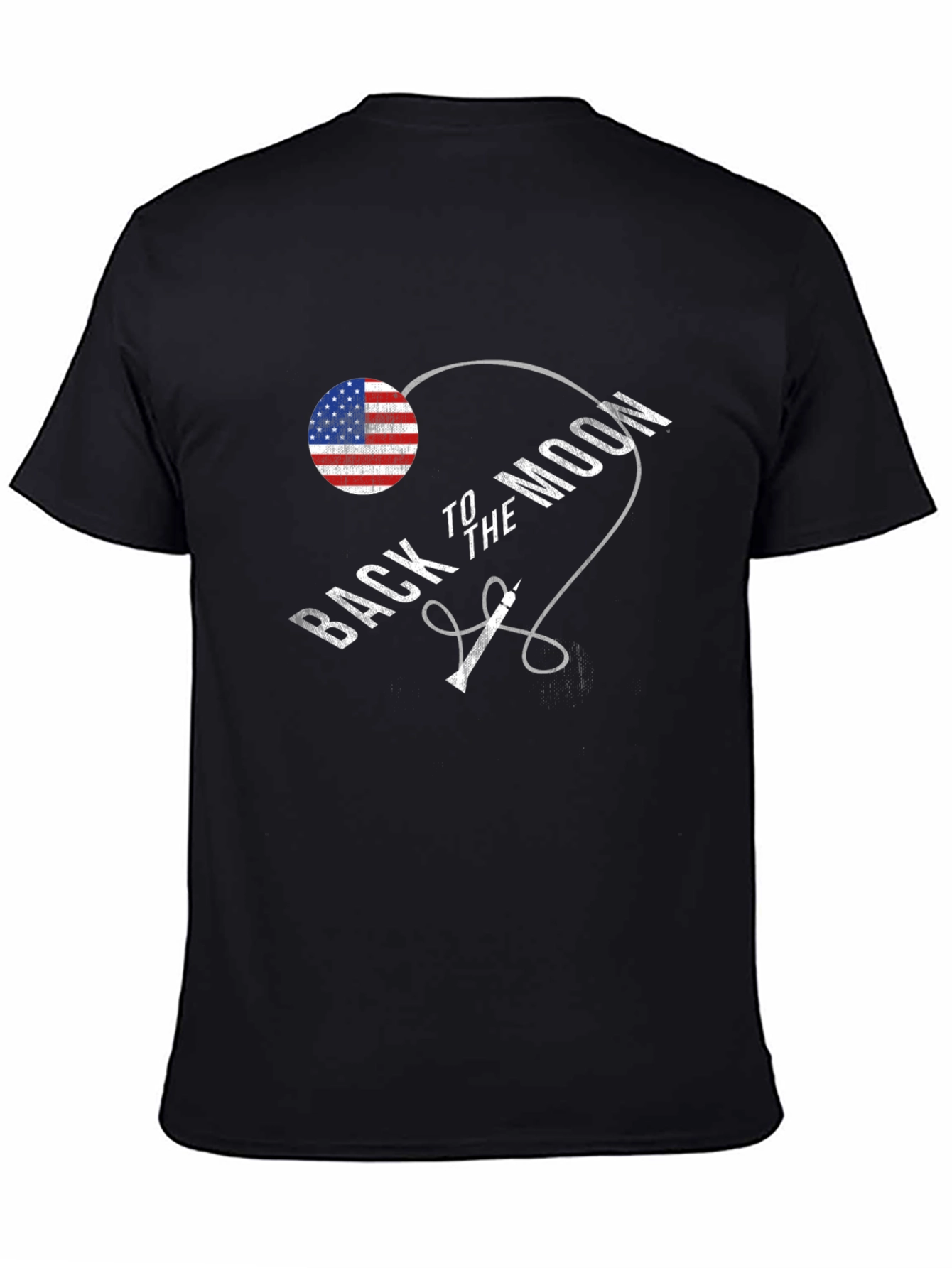 Back to the Moon T-Shirt - Patriotic Design
