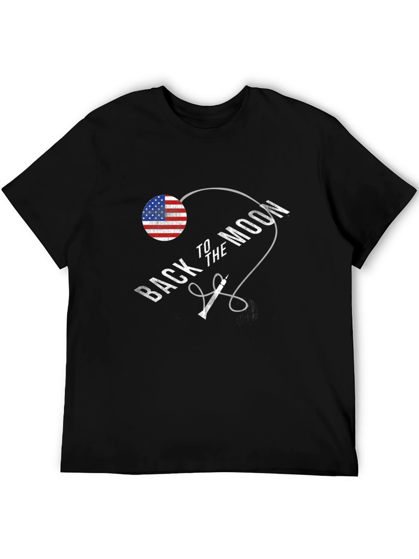 Back to the Moon T-Shirt - Patriotic Design