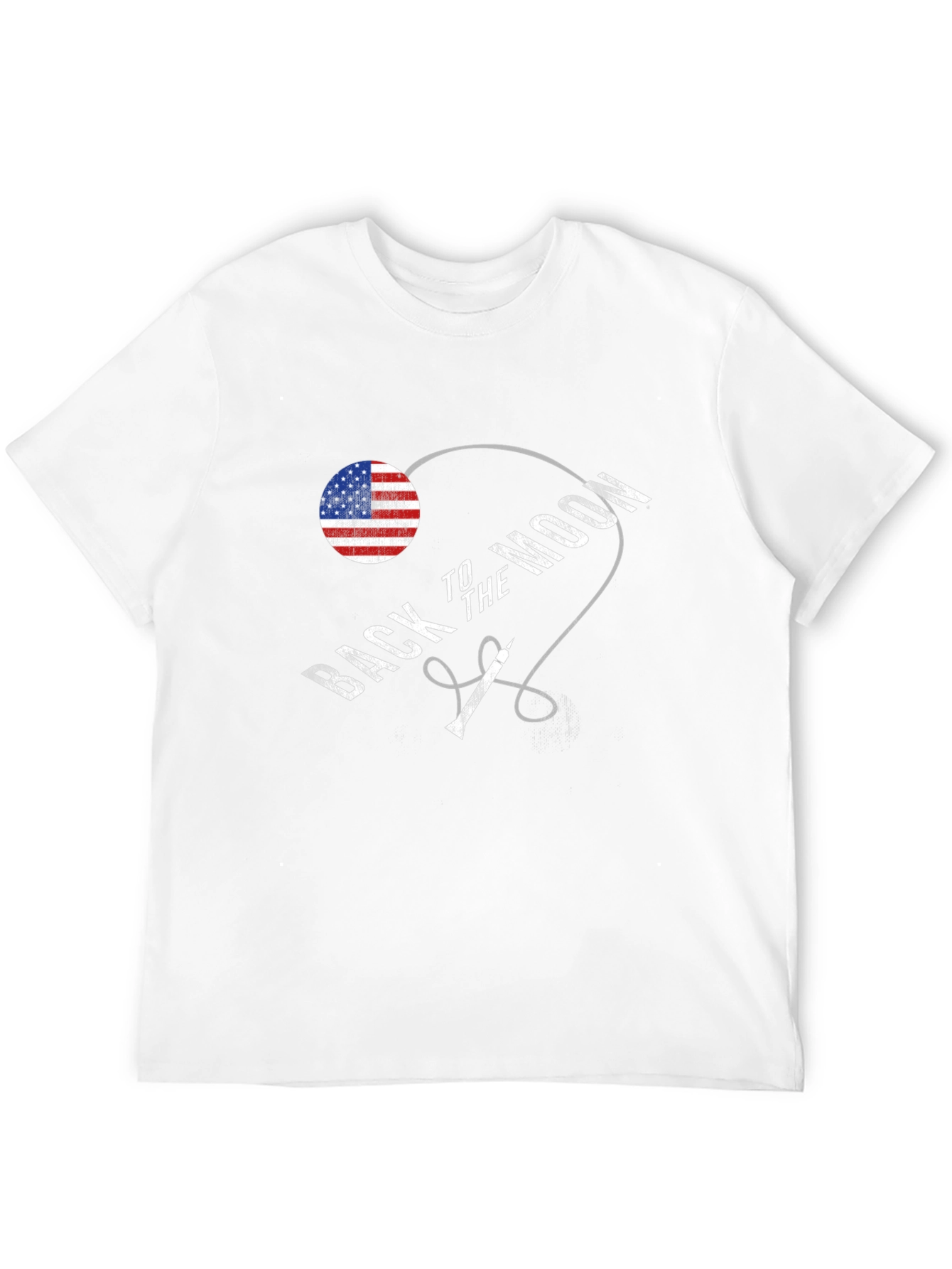 Back to the Moon T-Shirt - Patriotic Design