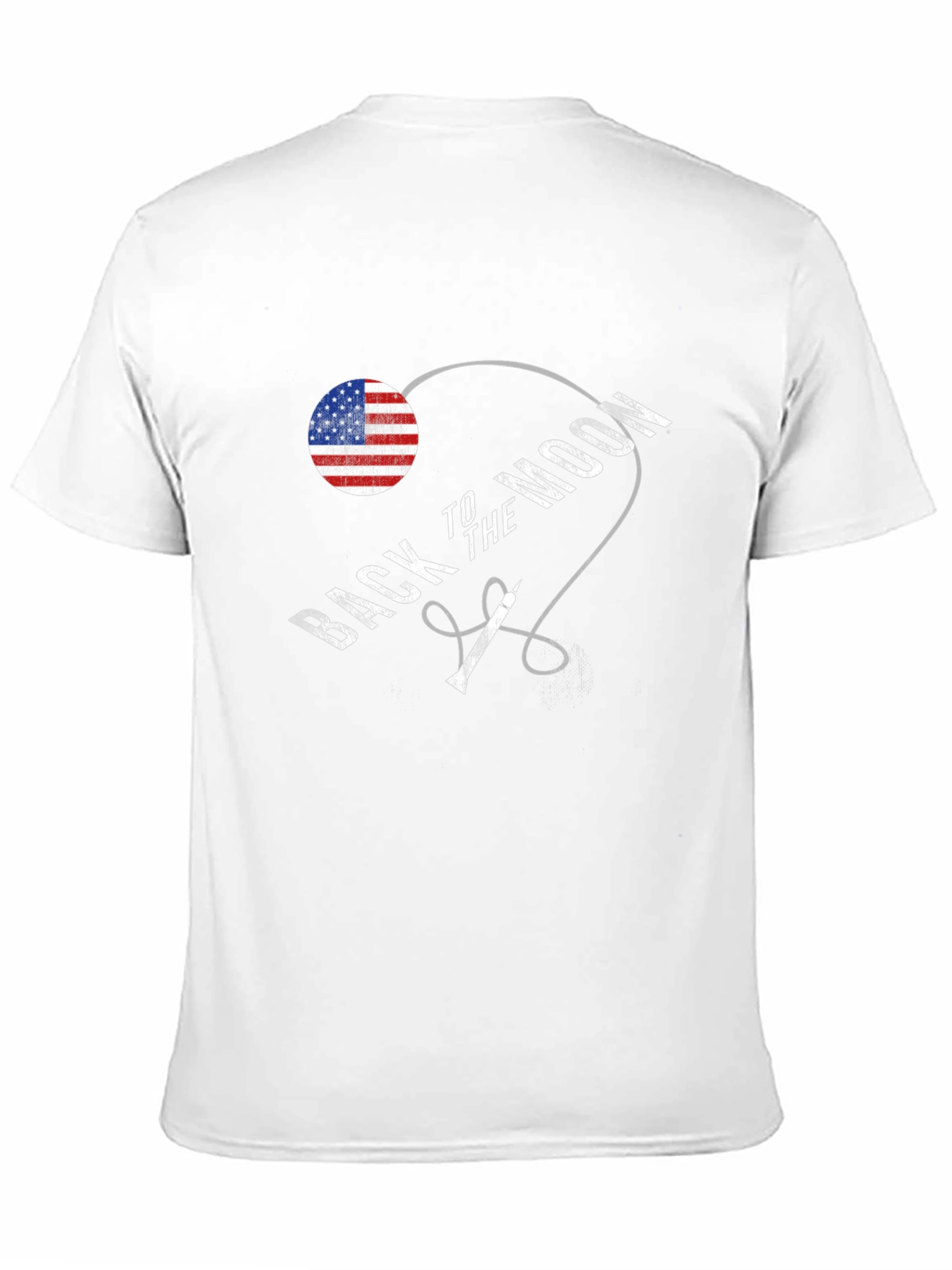 Back to the Moon T-Shirt - Patriotic Design