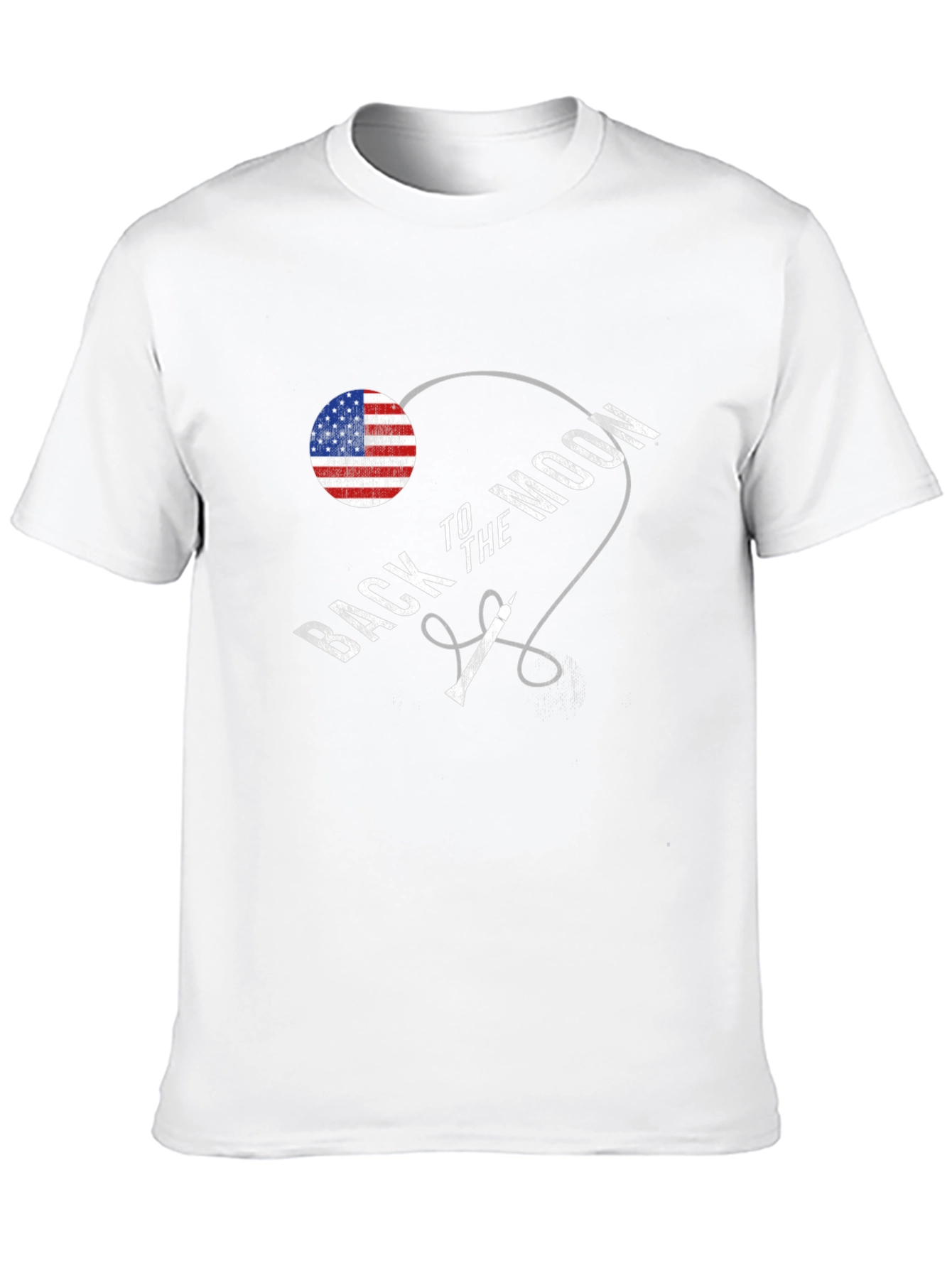 Back to the Moon T-Shirt - Patriotic Design